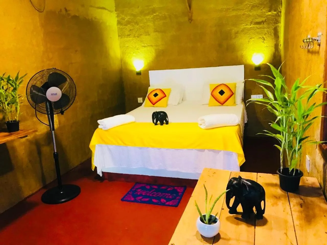 Bed in Nature lovers Safari Cottage