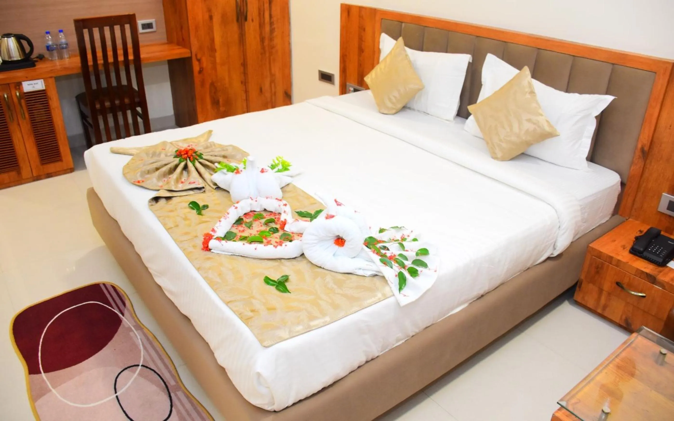 Bedroom, Bed in Hotel Royal Palace