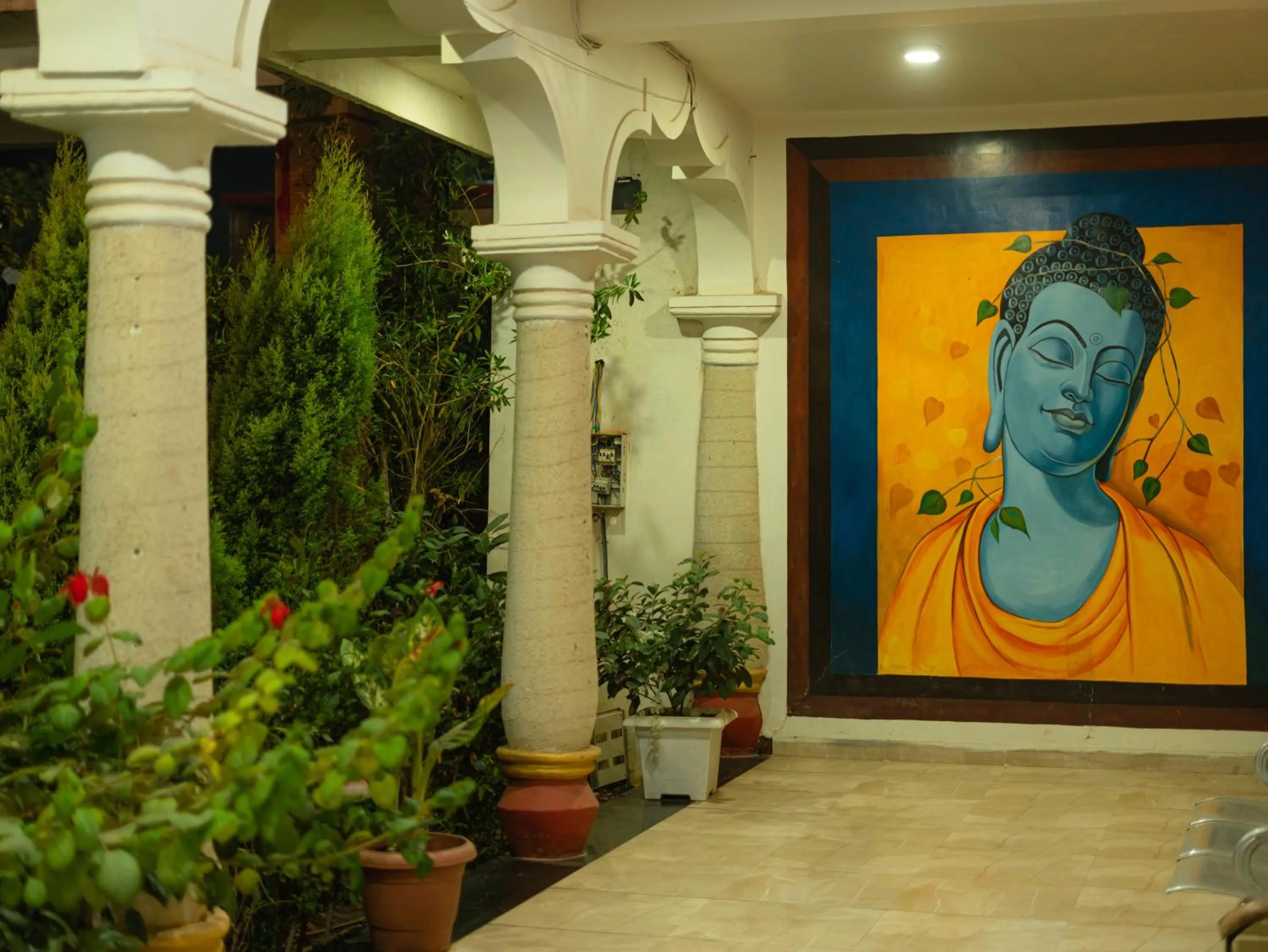 Decorative detail in Hotel Royal Palace