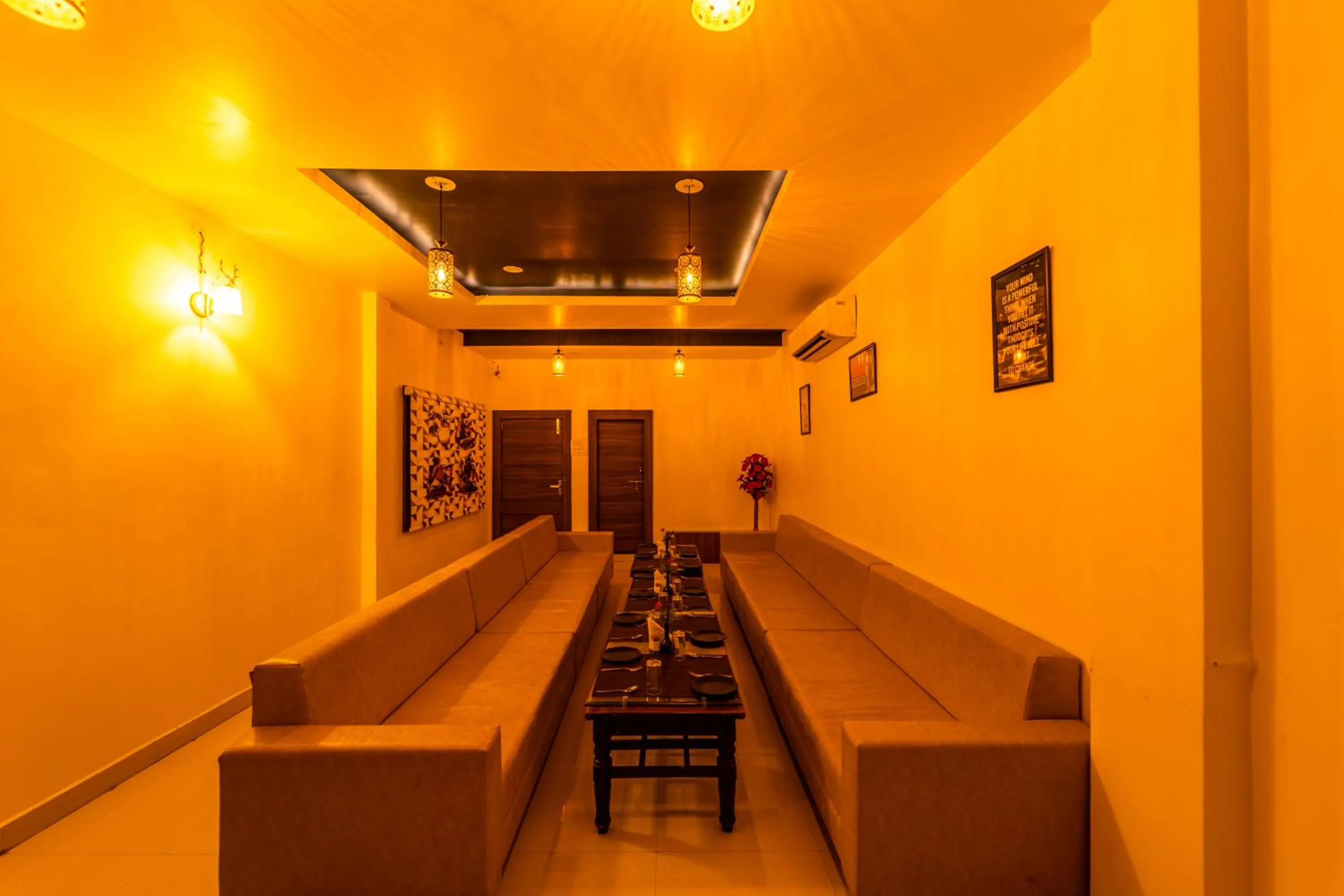 Seating area in Hotel Royal Palace