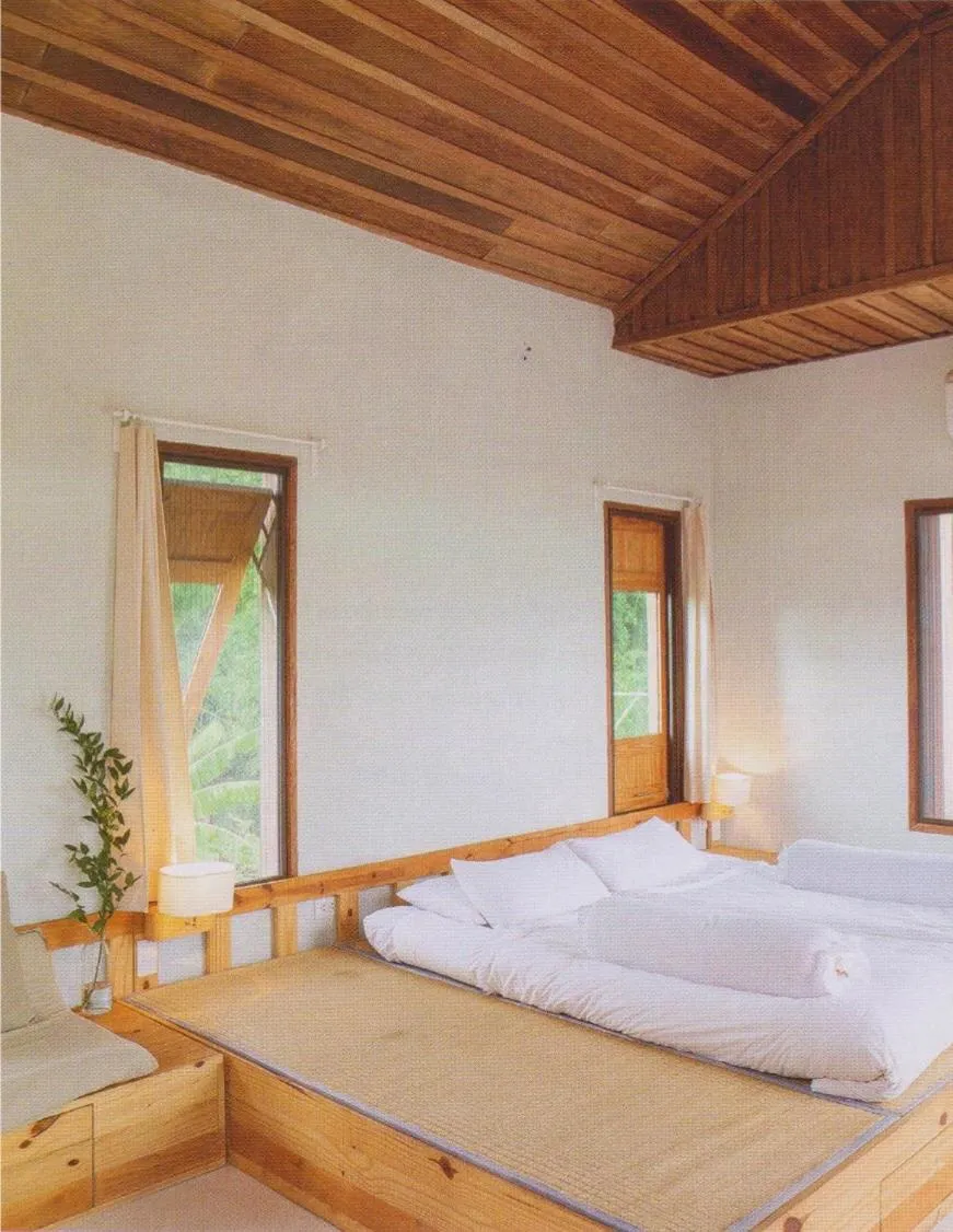 Bed in COOLLiving Farmhouse Organic