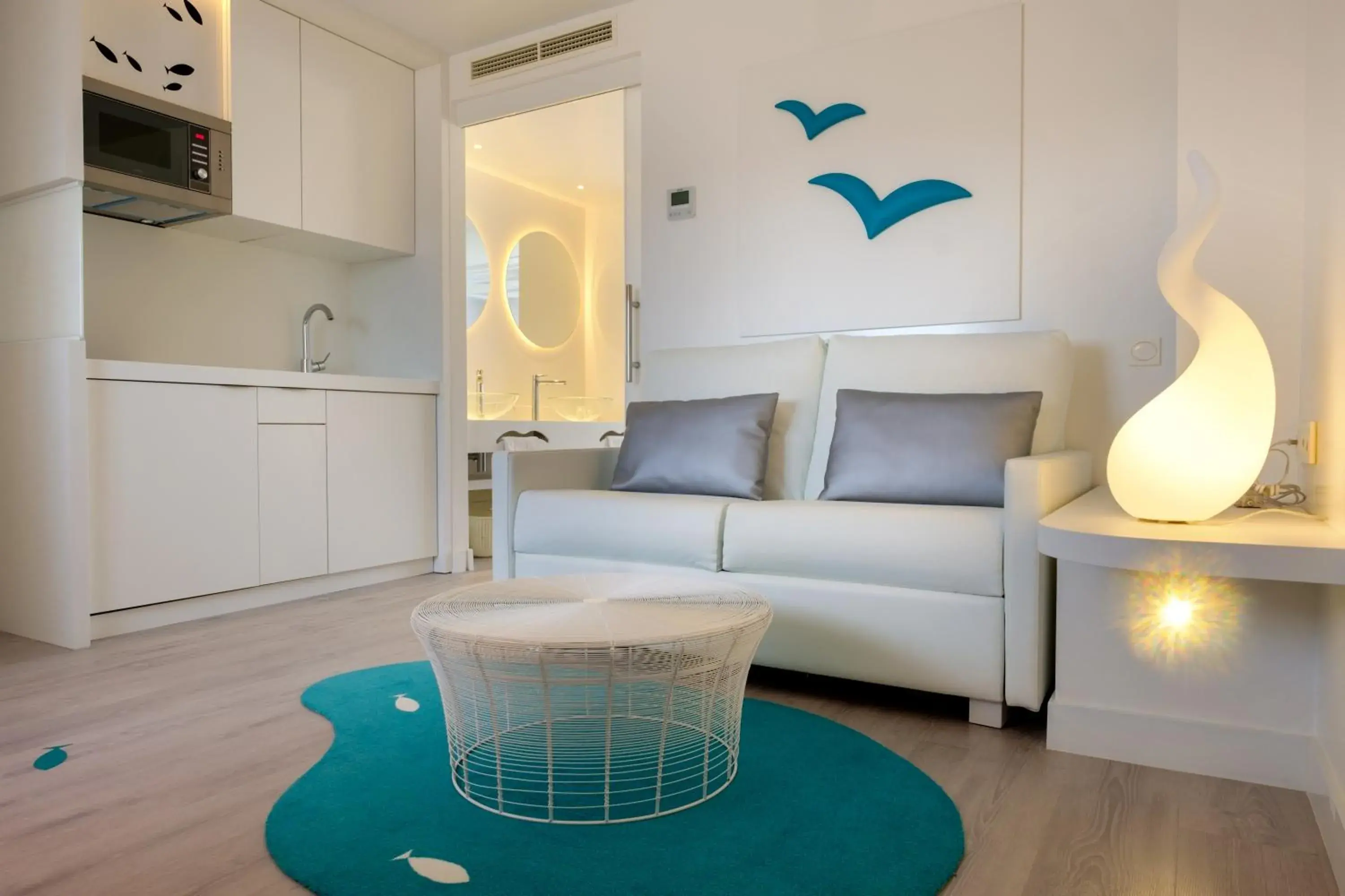 Kitchen or kitchenette in Apartamentos Portu Saler Kitchen or kitchenette in Apartamentos Portu Saler