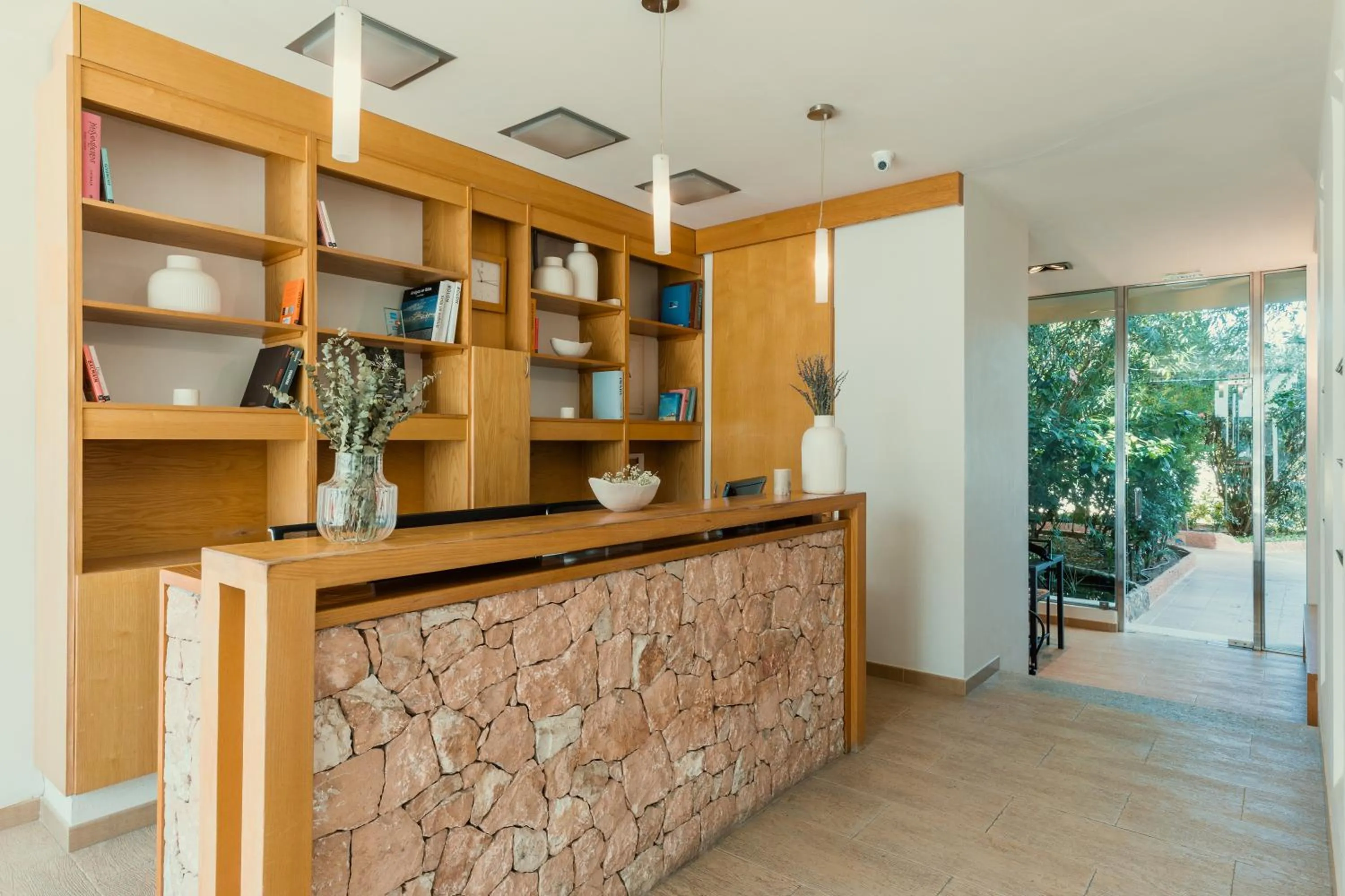 Lobby or reception in Apartamentos Portu Saler