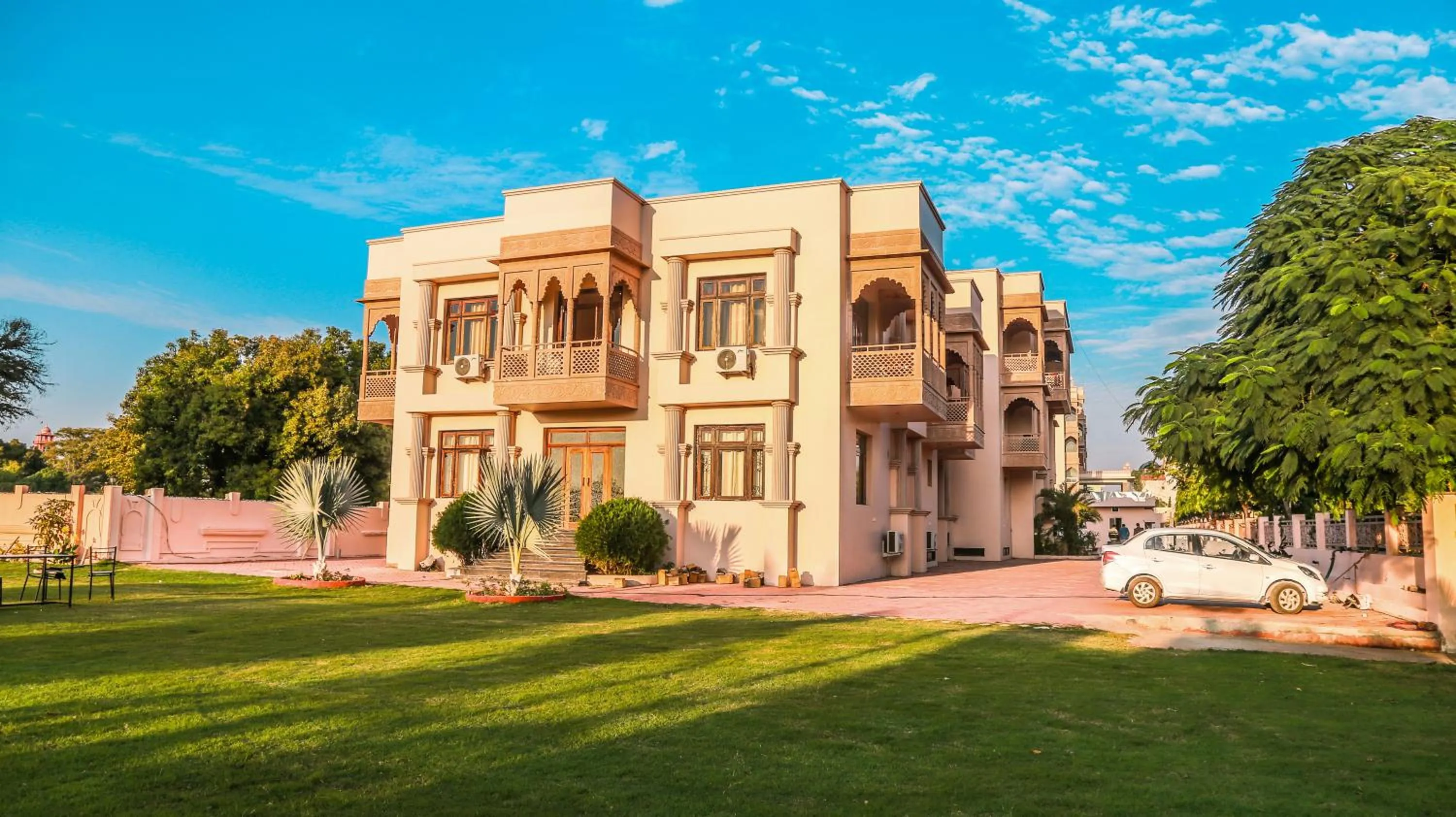 Garden view in Hotel Pushkar Legacy