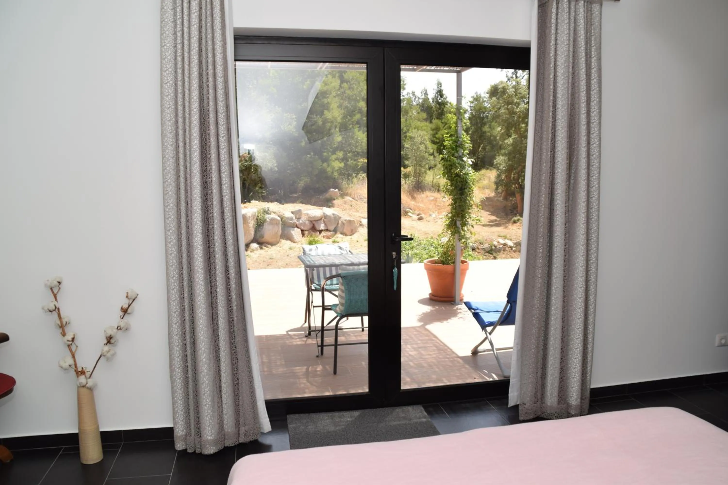 Balcony/Terrace, Bed in Pirilampo