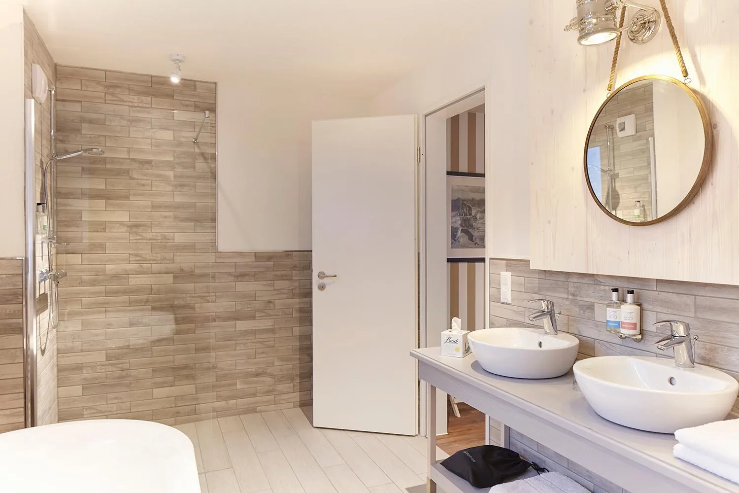 Bathroom in Beach Apartments Heiligenhafen