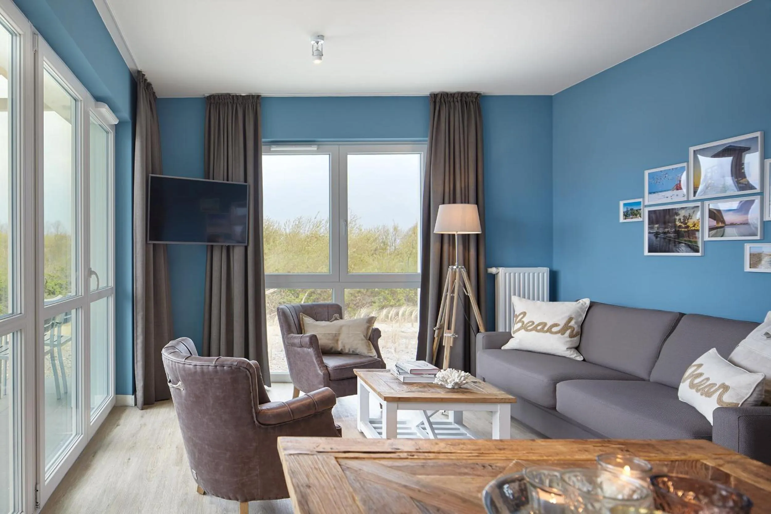 Living room in Beach Apartments Heiligenhafen