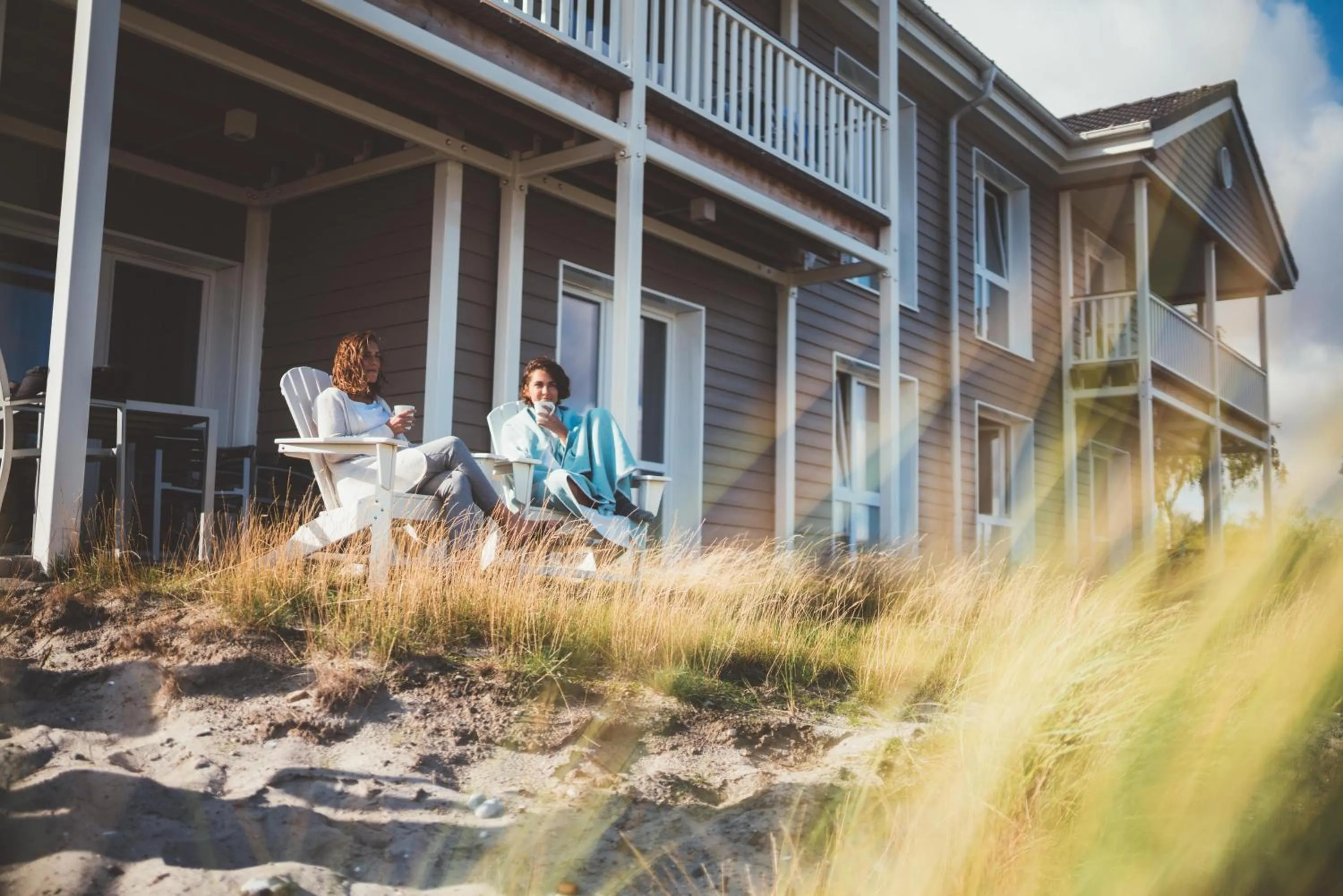 People in Beach Apartments Heiligenhafen