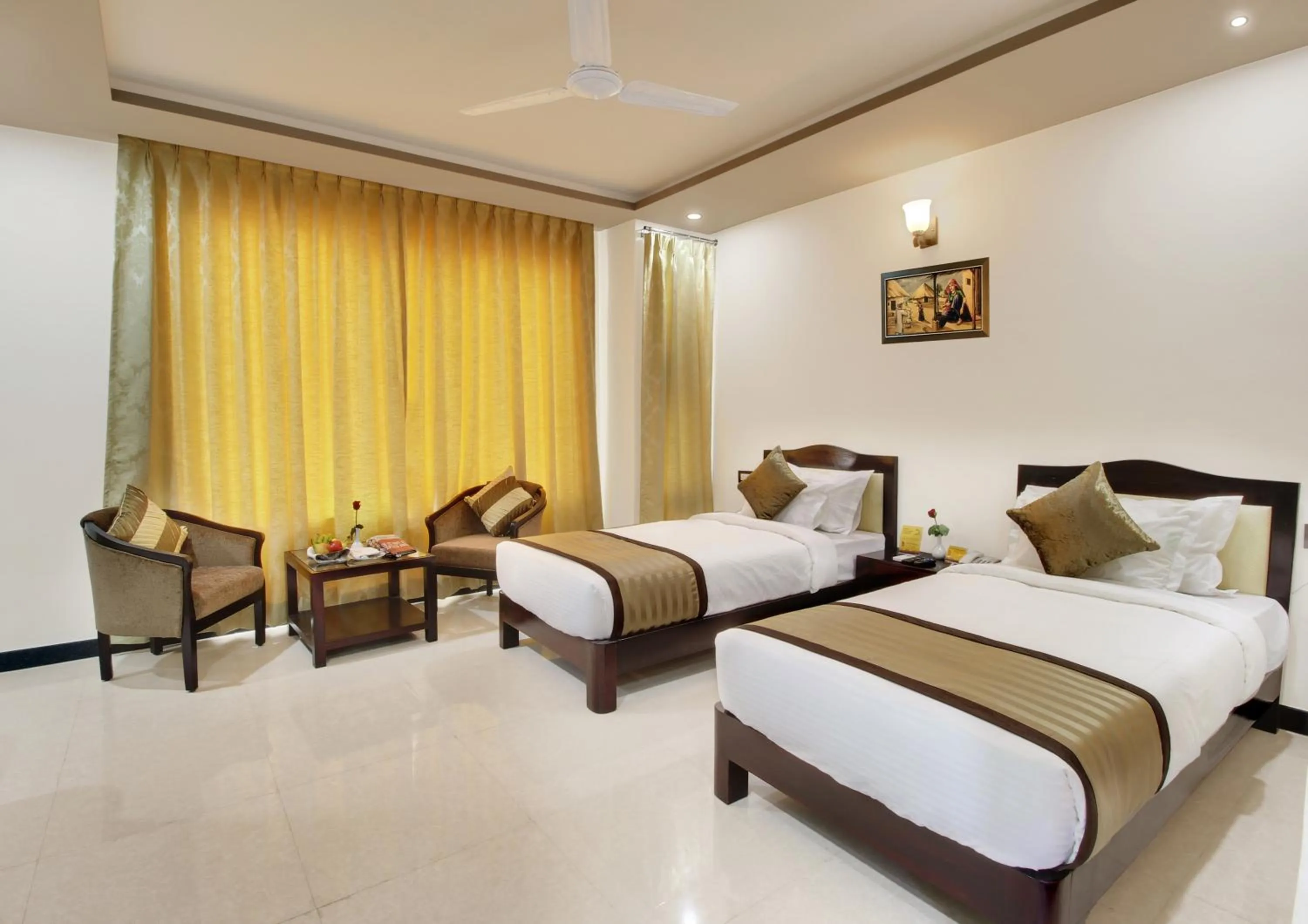 Bedroom, Bed in Rudransh Inn by Trulyy