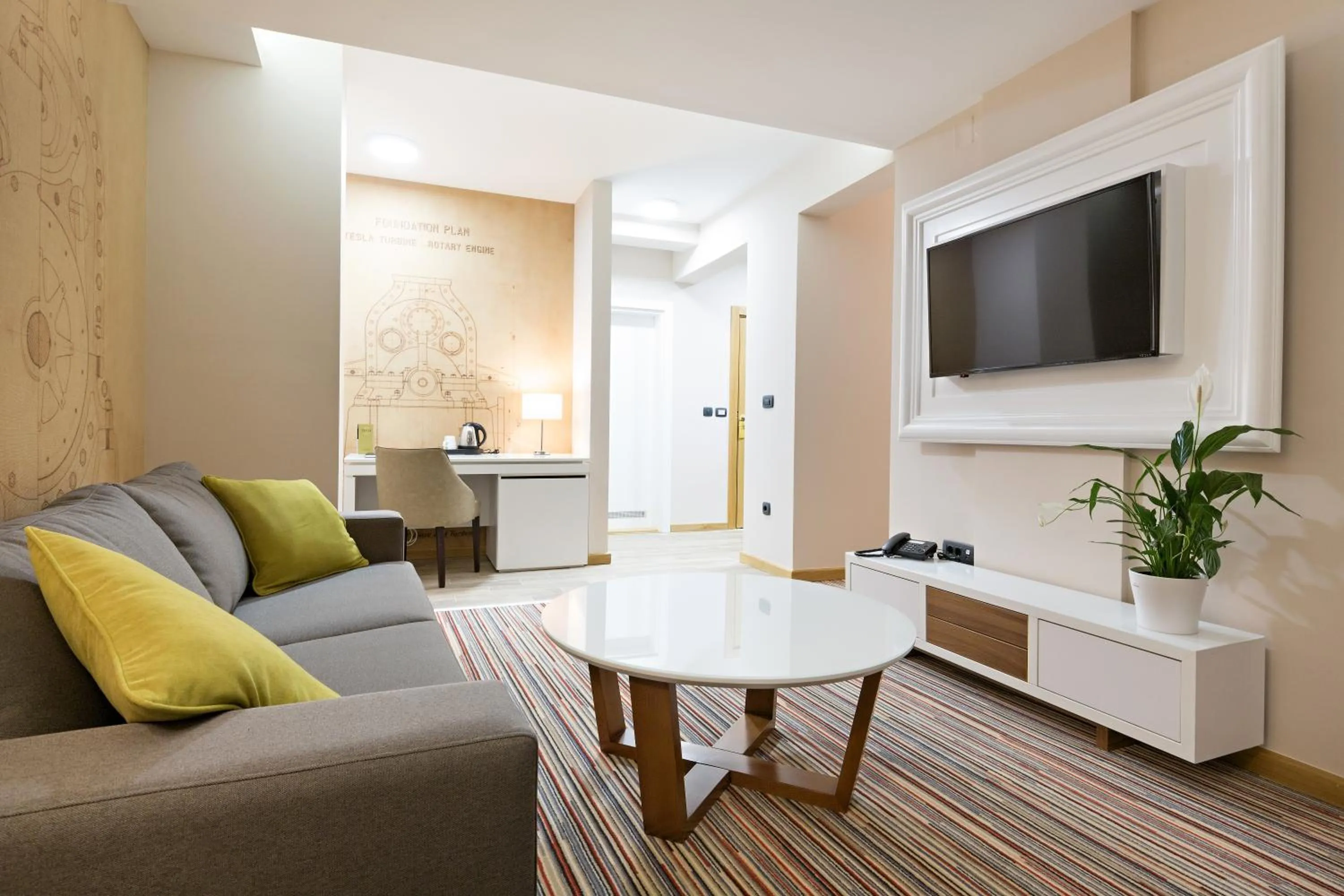 Photo of the whole room in Hotel TESLA - Smart Stay Garni