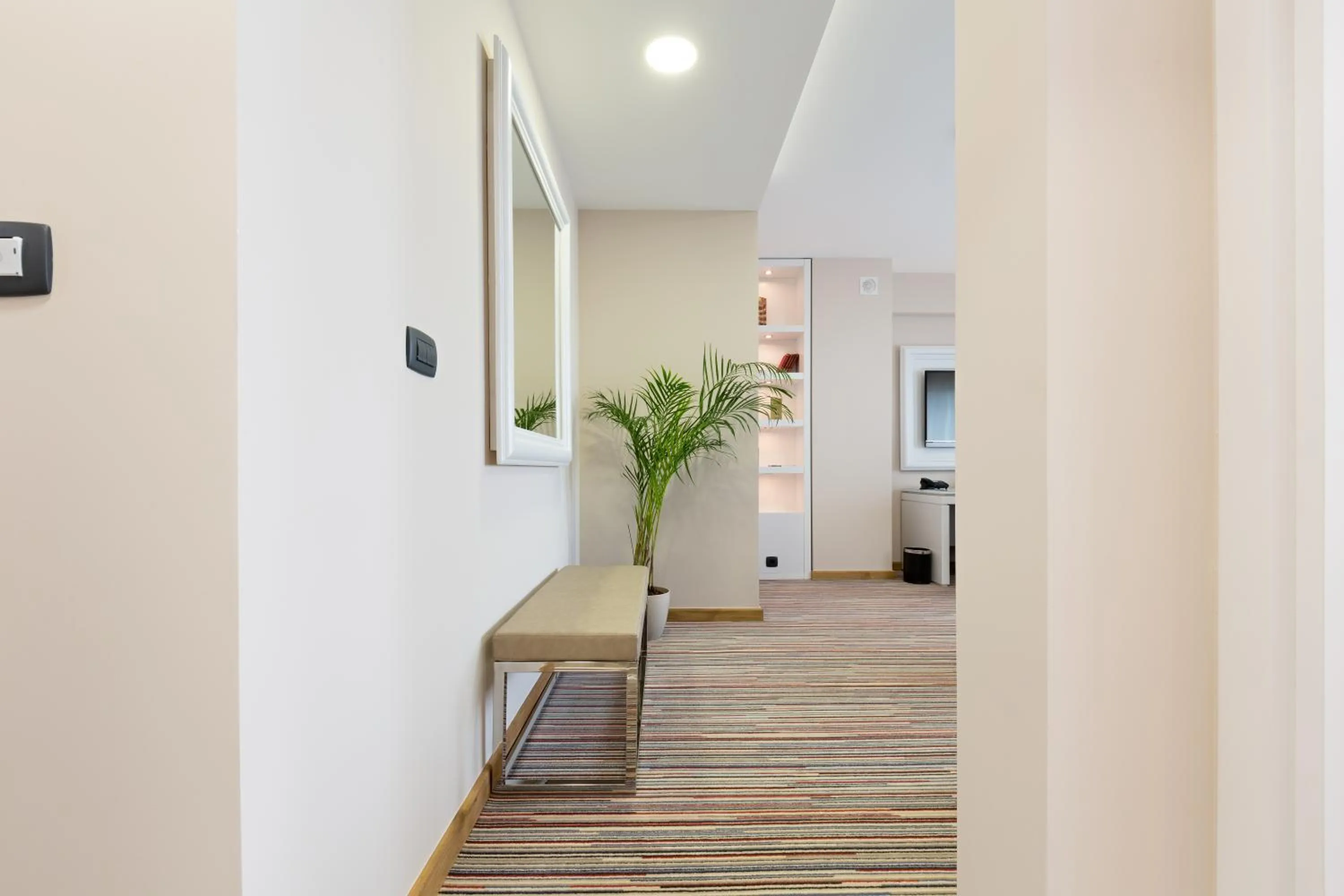 Living room in Hotel TESLA - Smart Stay Garni