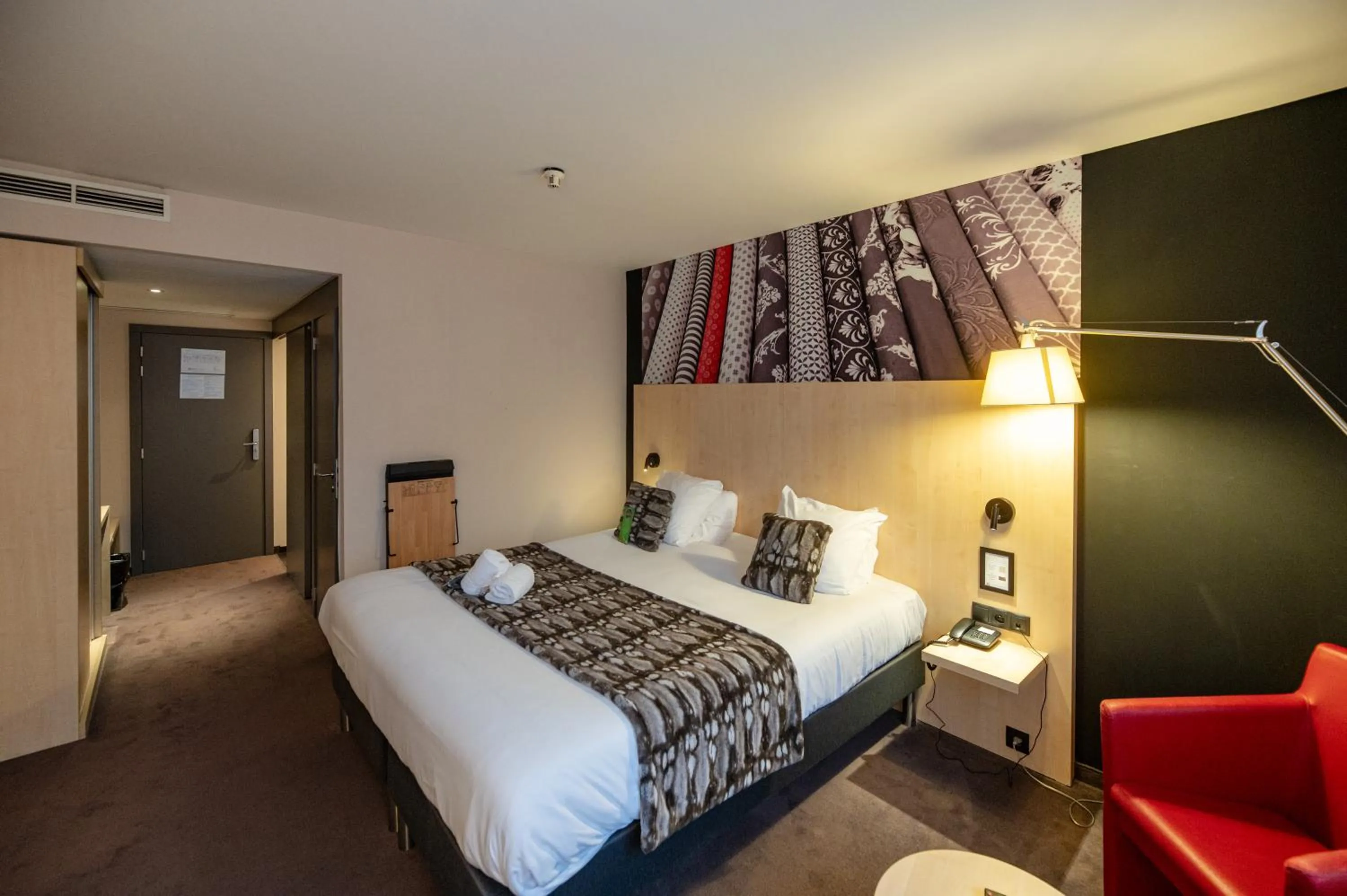 Bedroom, Bed in Hotel & Aparthotel Alize Mouscron