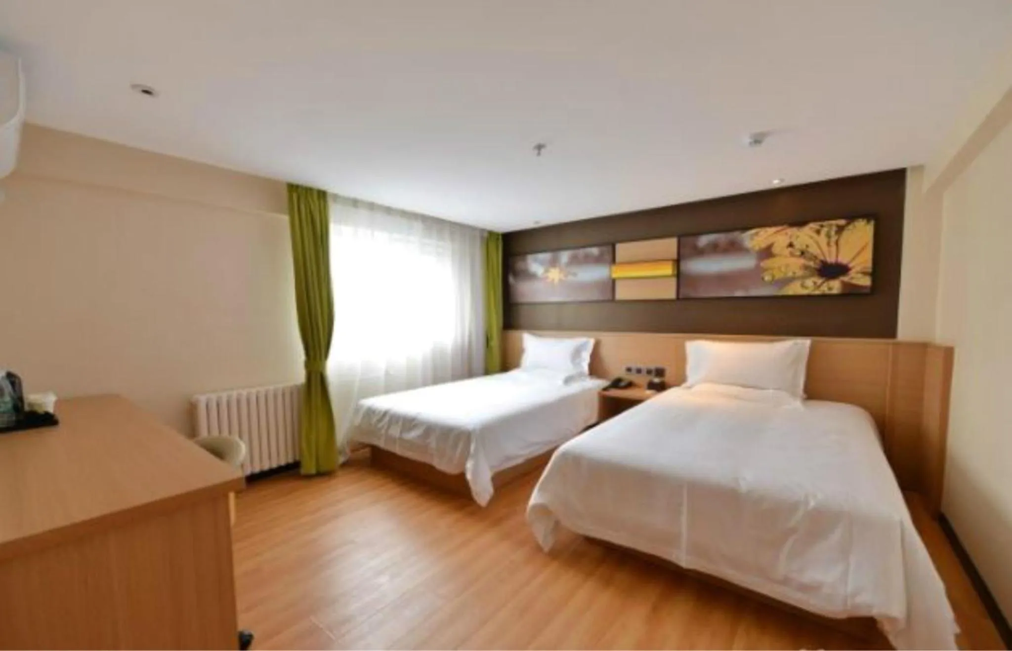 Bed in IU Hotel Beijing Zhongguancun Zhichunli