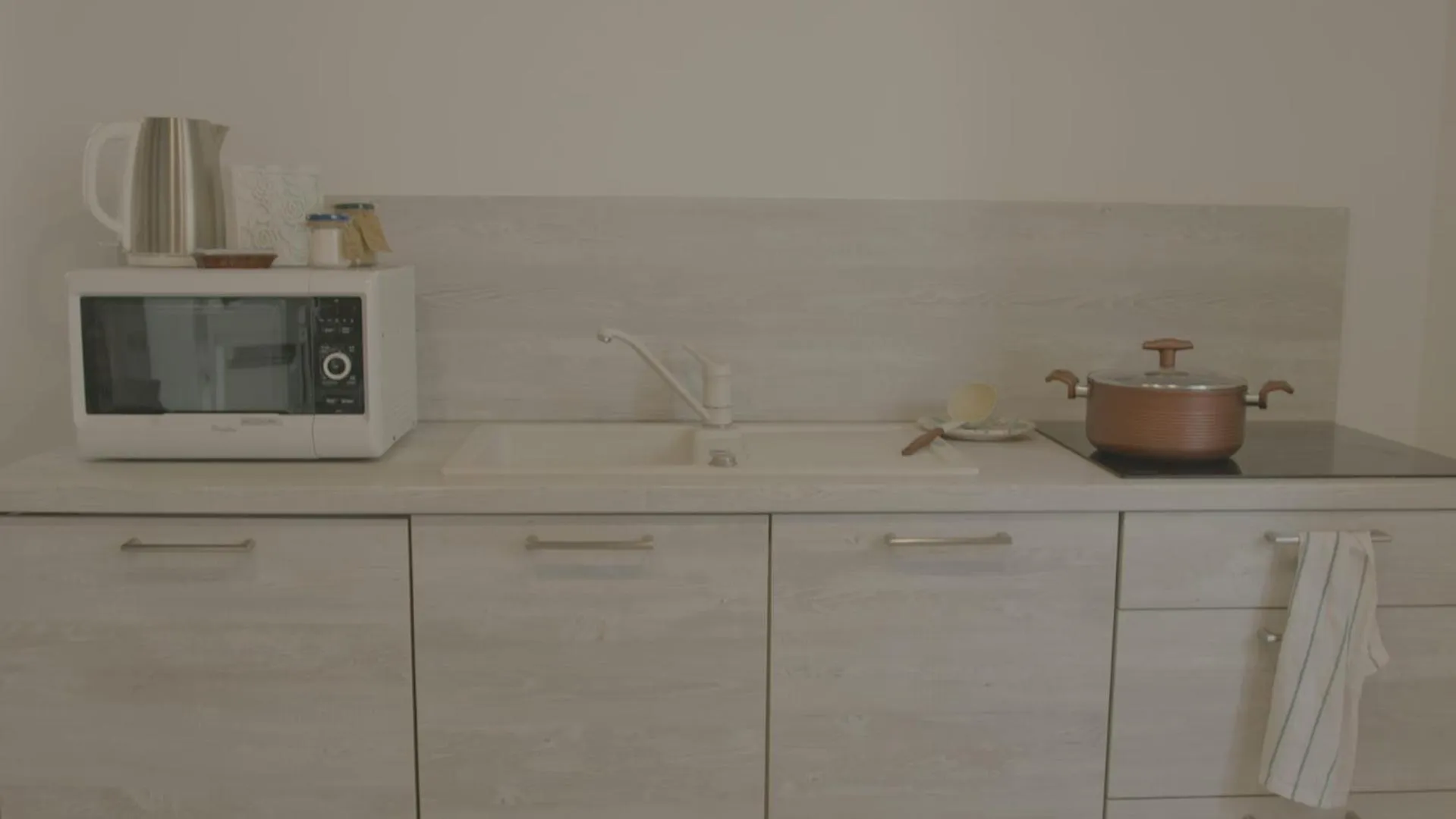 Kitchen or kitchenette in B&B re apartments Palazzo Muscati