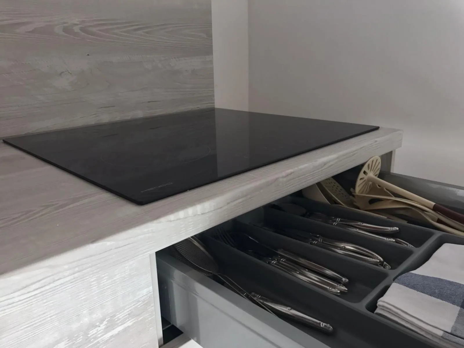 Kitchen or kitchenette in B&B re apartments Palazzo Muscati