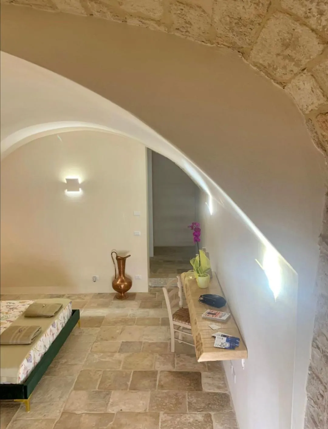 Seating area in B&B re apartments Palazzo Muscati