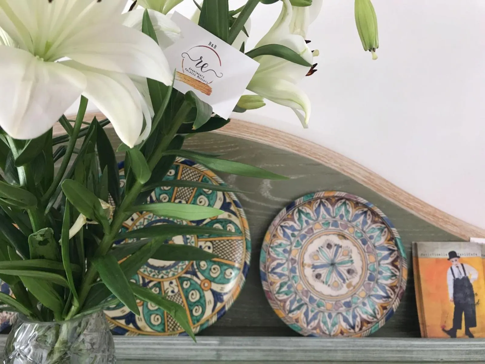 Decorative detail in B&B re apartments Palazzo Muscati