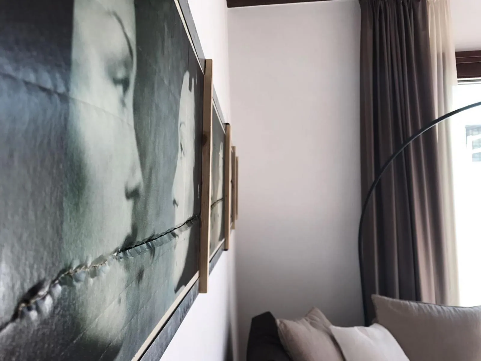 Decorative detail in B&B re apartments Palazzo Muscati