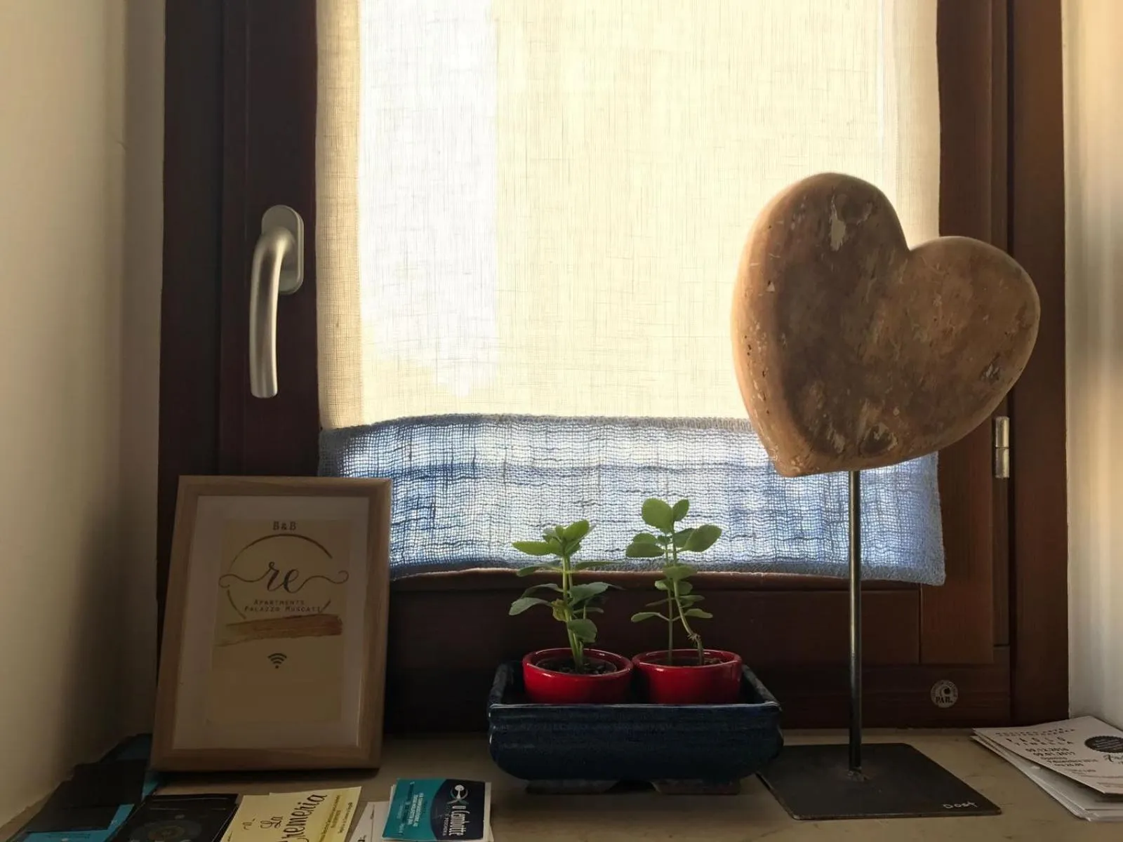 Decorative detail in B&B re apartments Palazzo Muscati