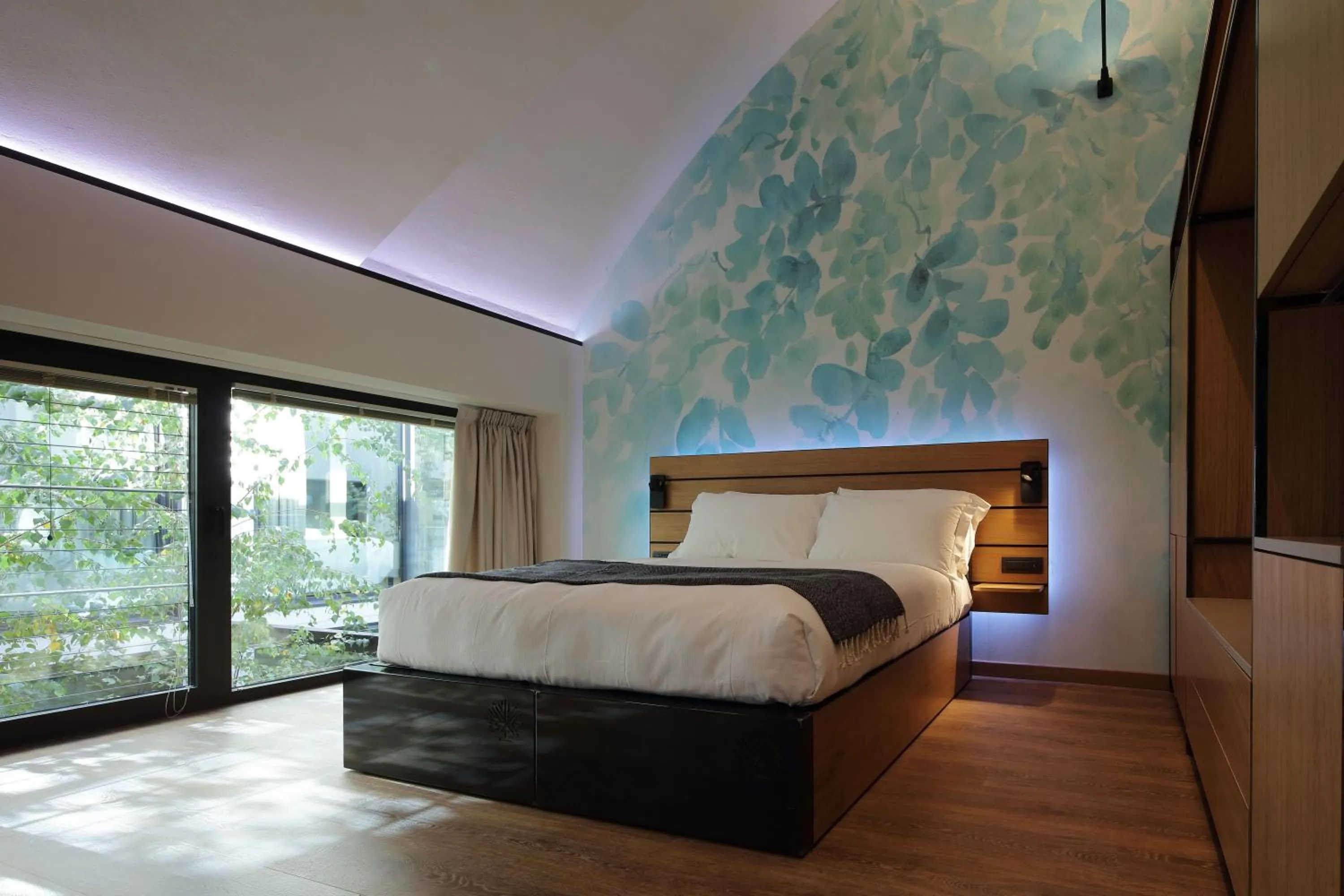 Bed in VERSOVERDE HOTEL Alzaia Naviglio Grande