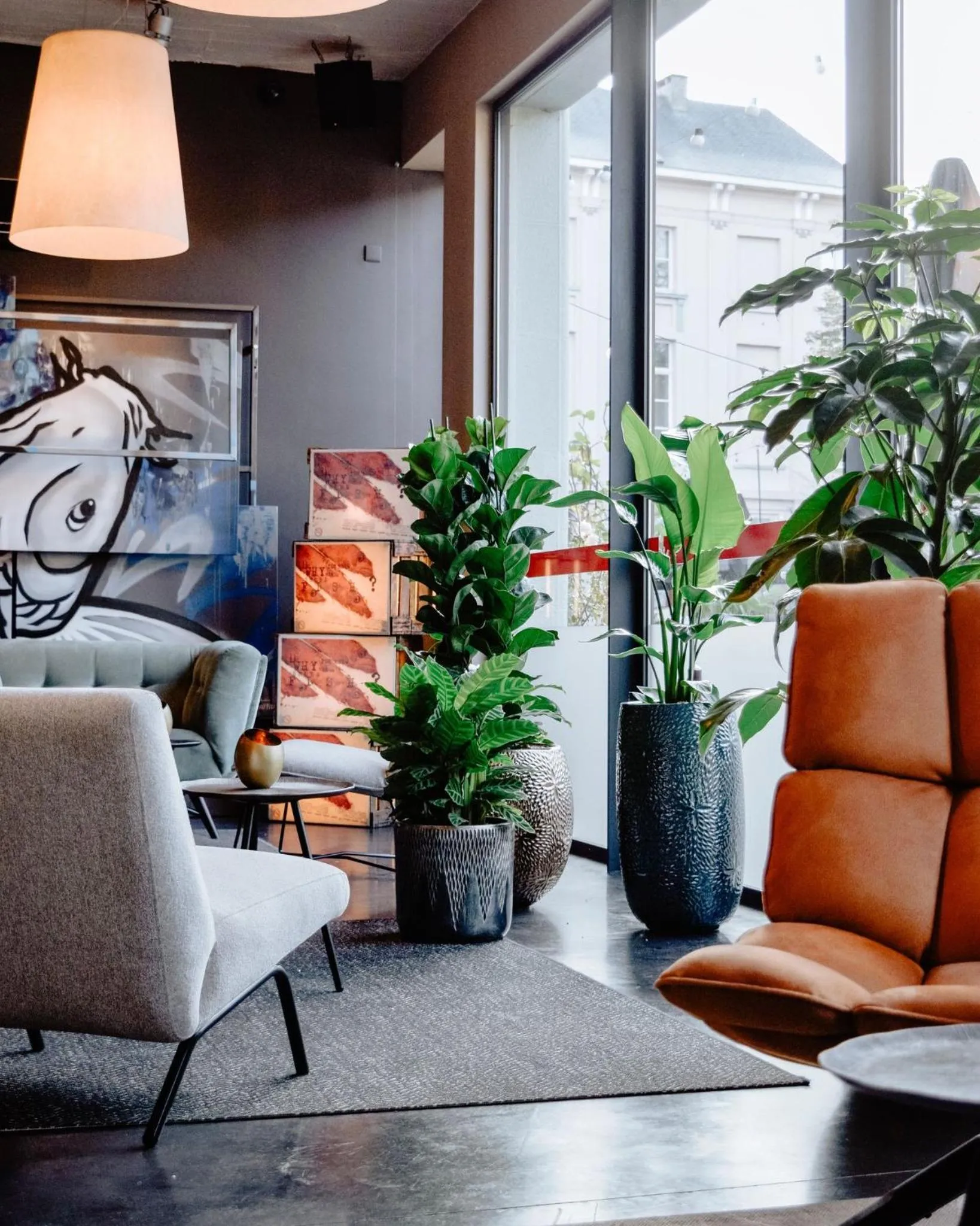 Lobby or reception in Hotel Vé