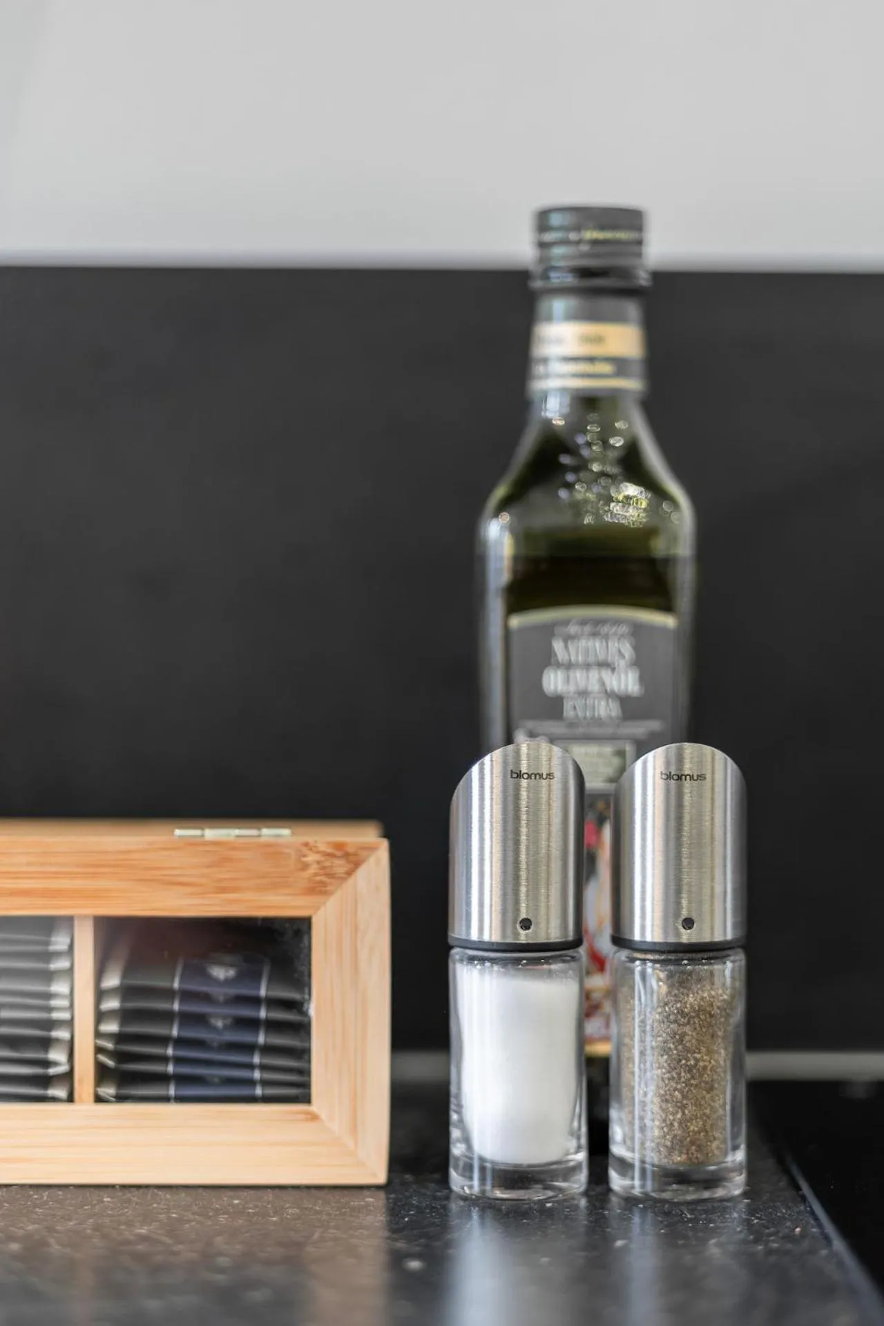 kitchen in Appartements an der Therme