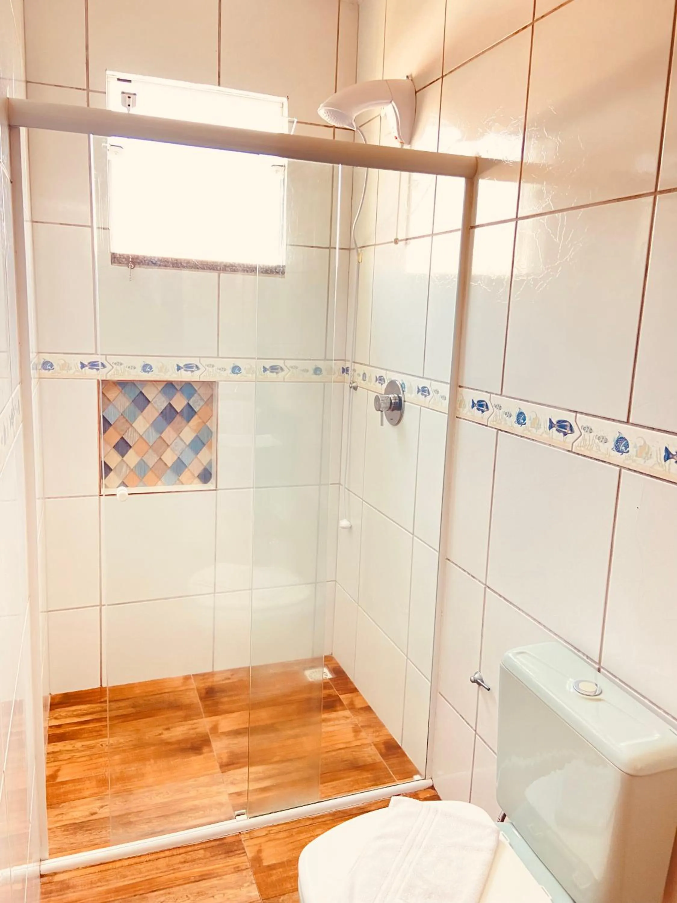 Bathroom in Pousada Mar de Almirante