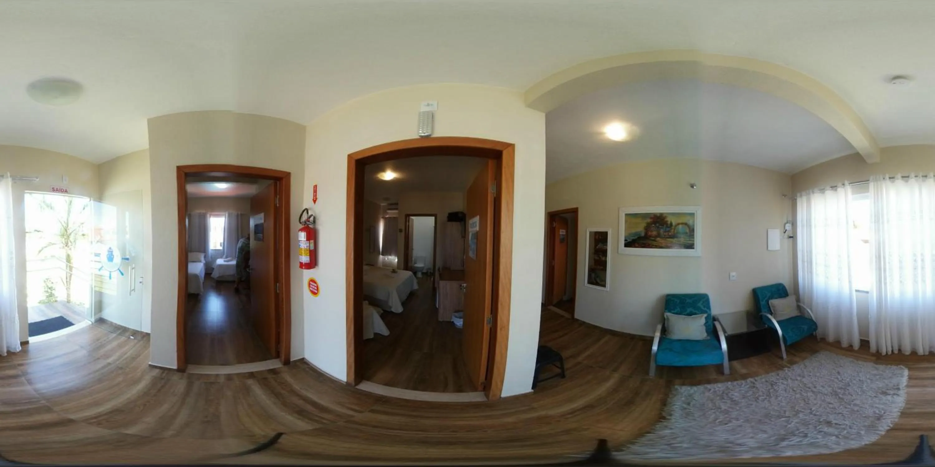 Living room in Pousada Mar de Almirante