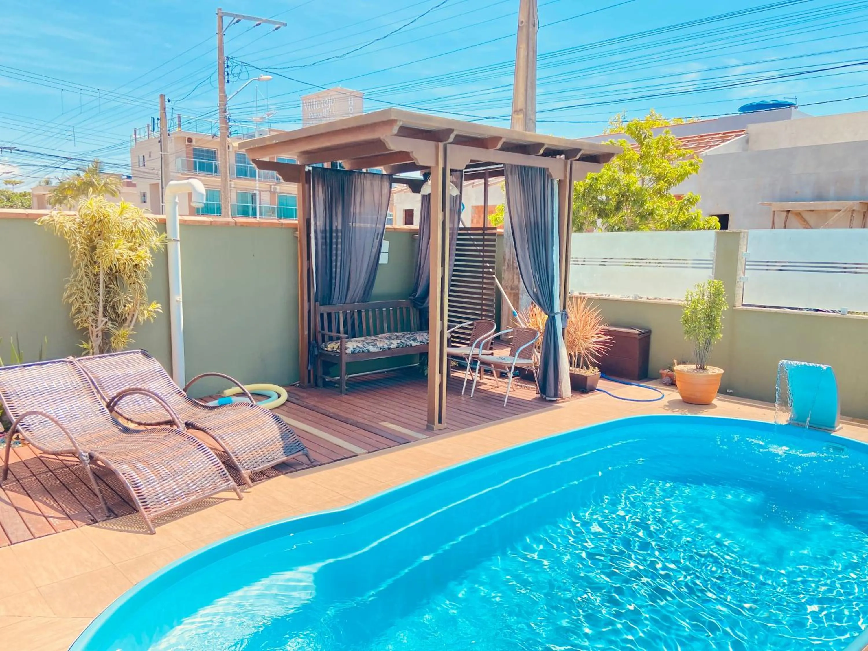 Swimming pool in Pousada Mar de Almirante