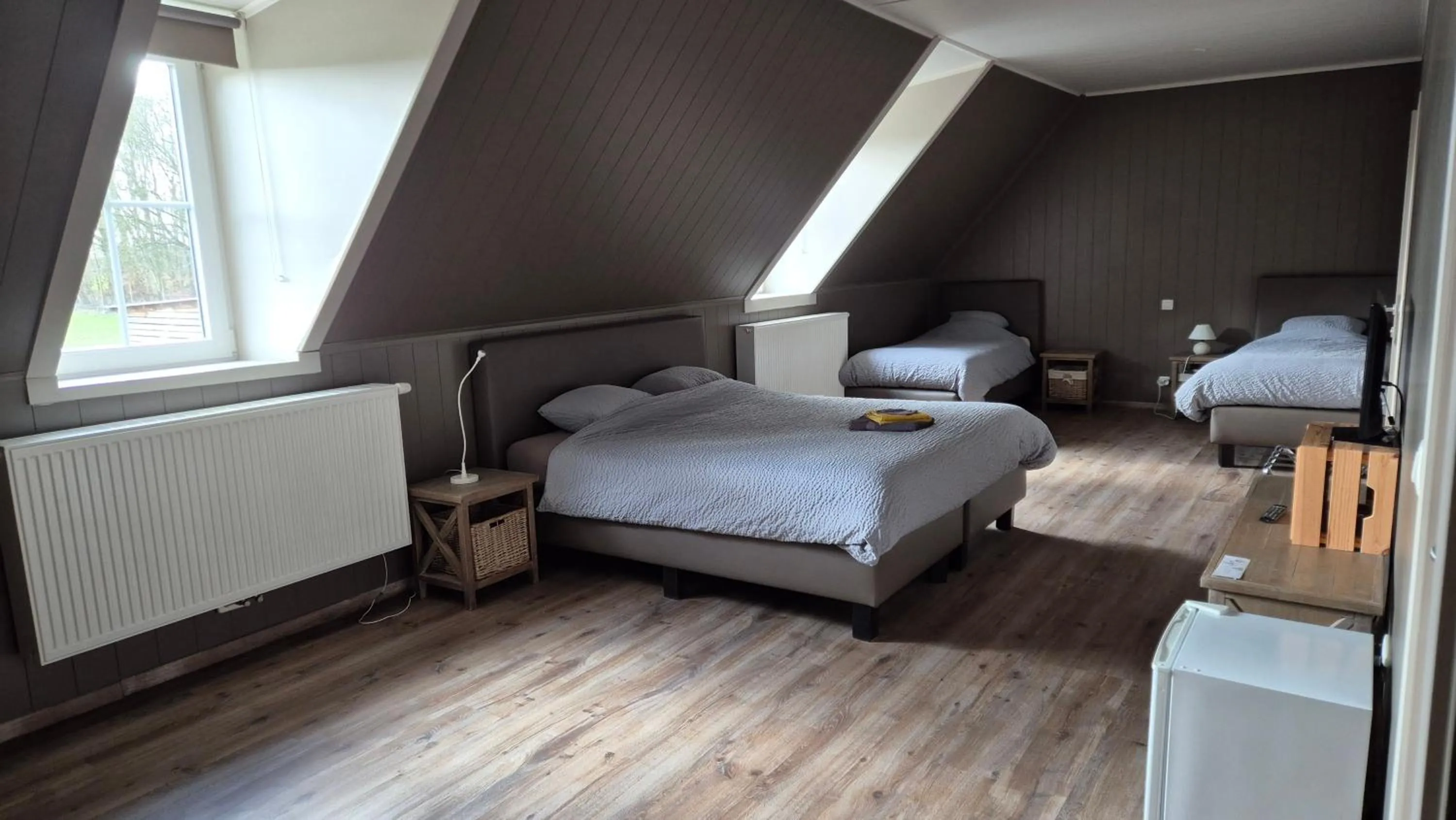 View (from property/room), Bed in B&B De Dulle Koe