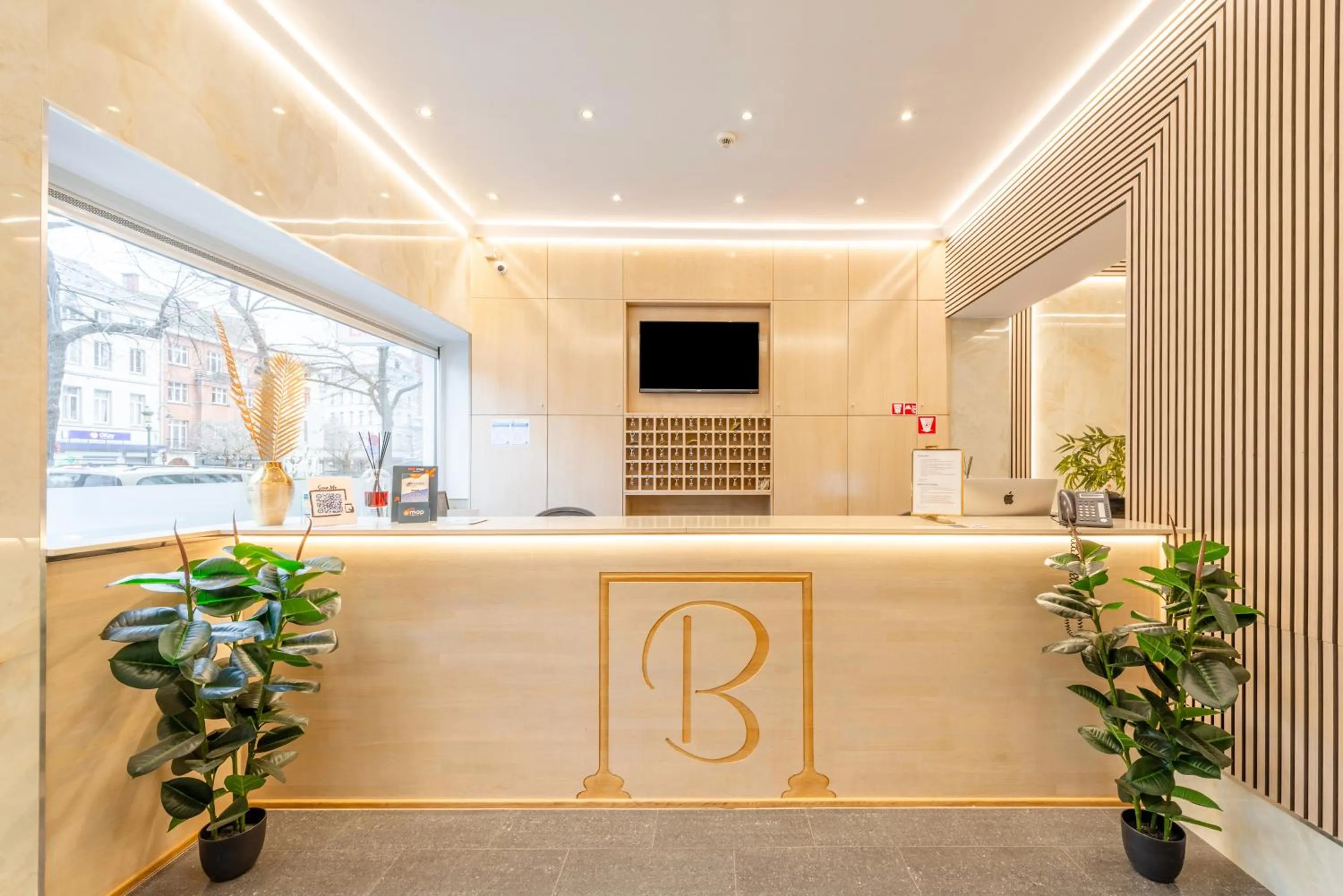 Lobby or reception in Hotel Barry