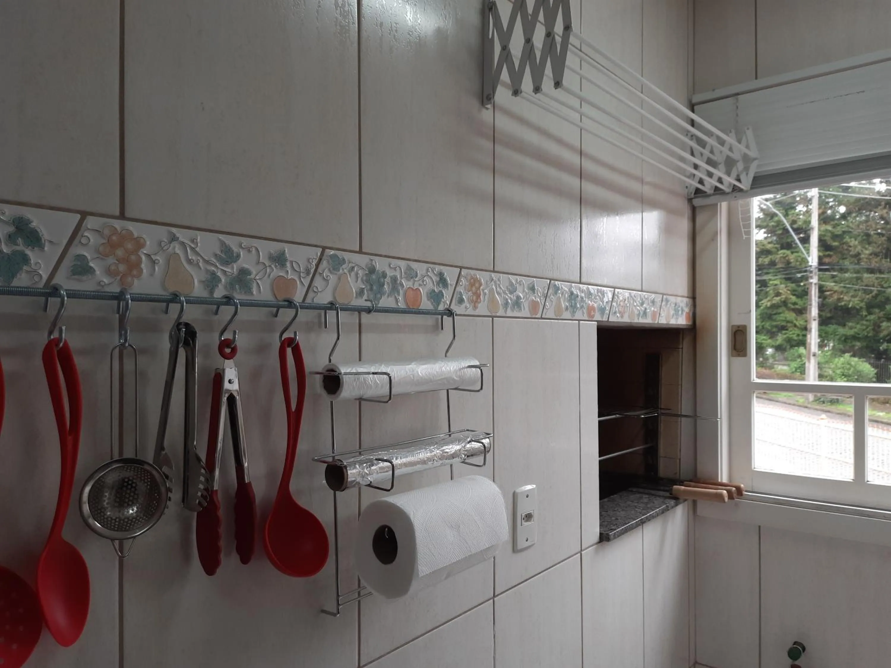 Kitchen or kitchenette in Apartamento Lago Grande Hotel