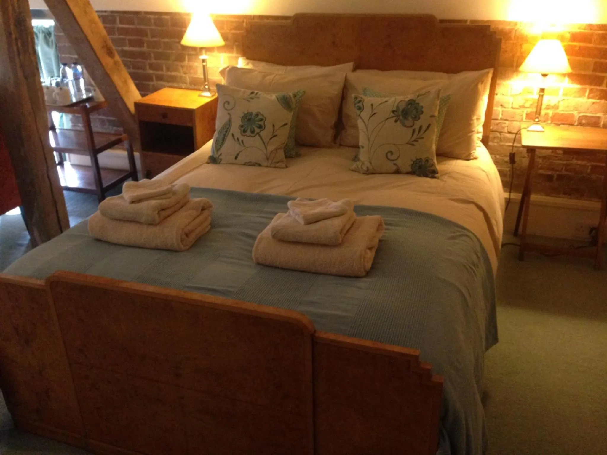 Bedroom, Bed in The Stables at Henham Park