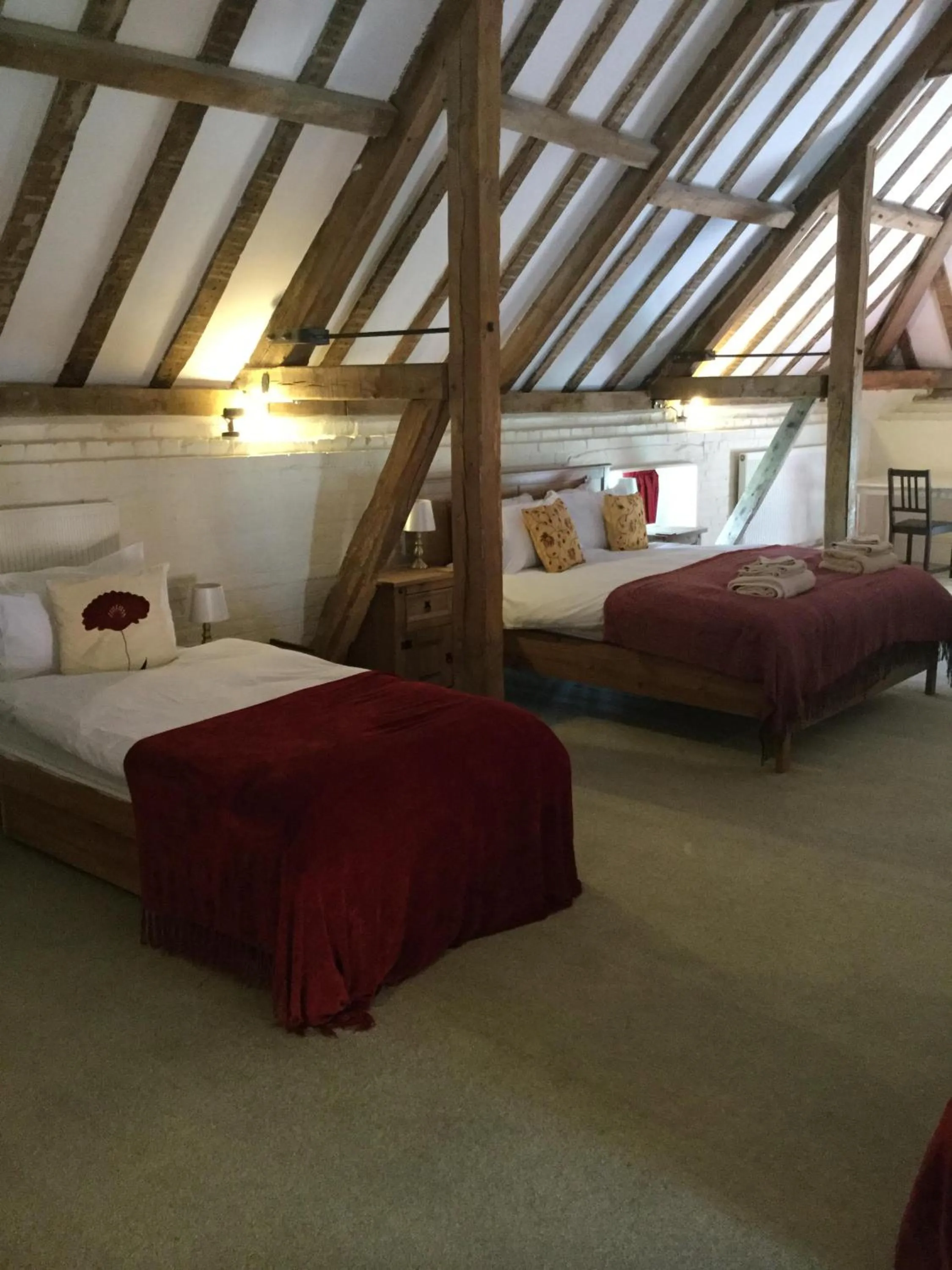 Bedroom, Bed in The Stables at Henham Park