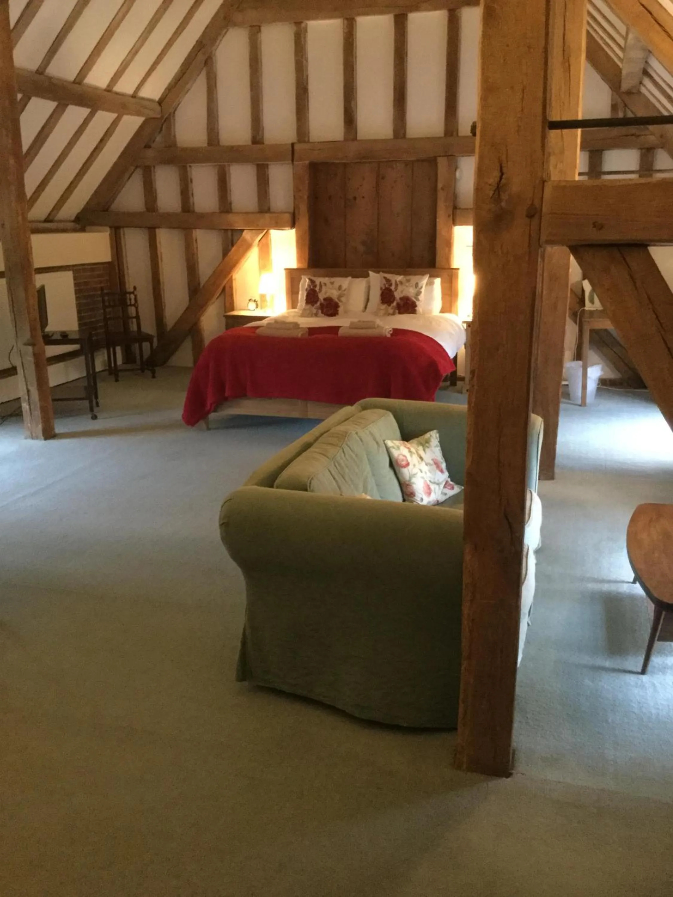 Bedroom, Bed in The Stables at Henham Park