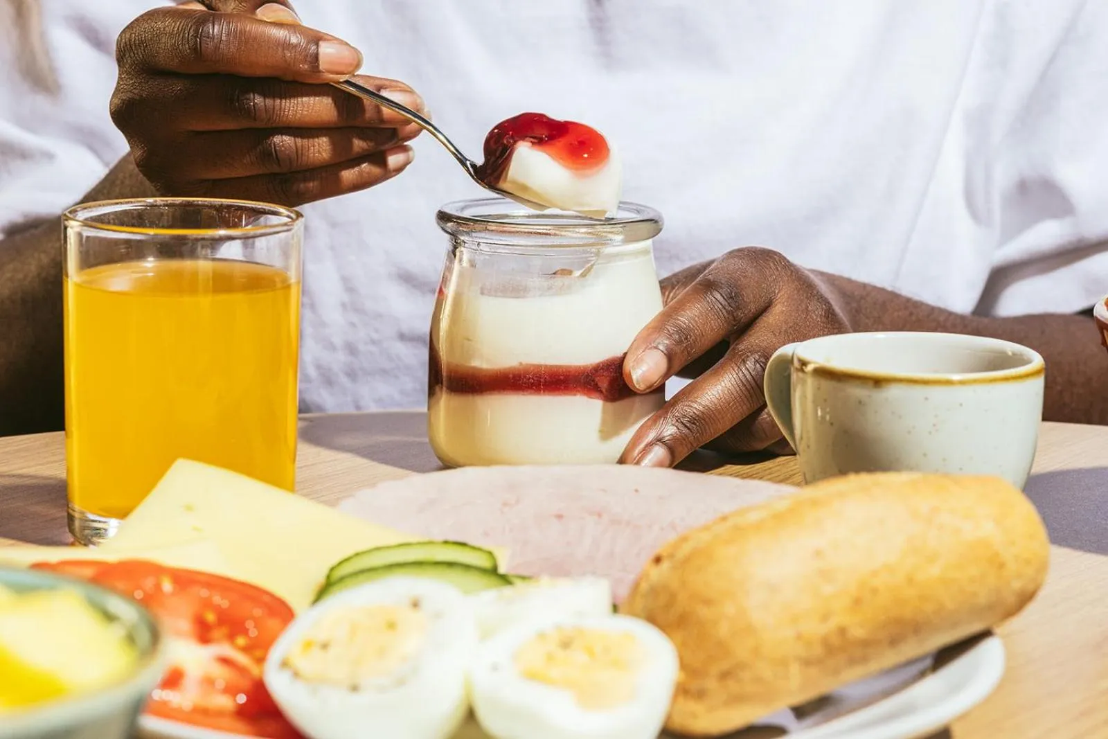 Breakfast in Point A Hotel London Shoreditch
