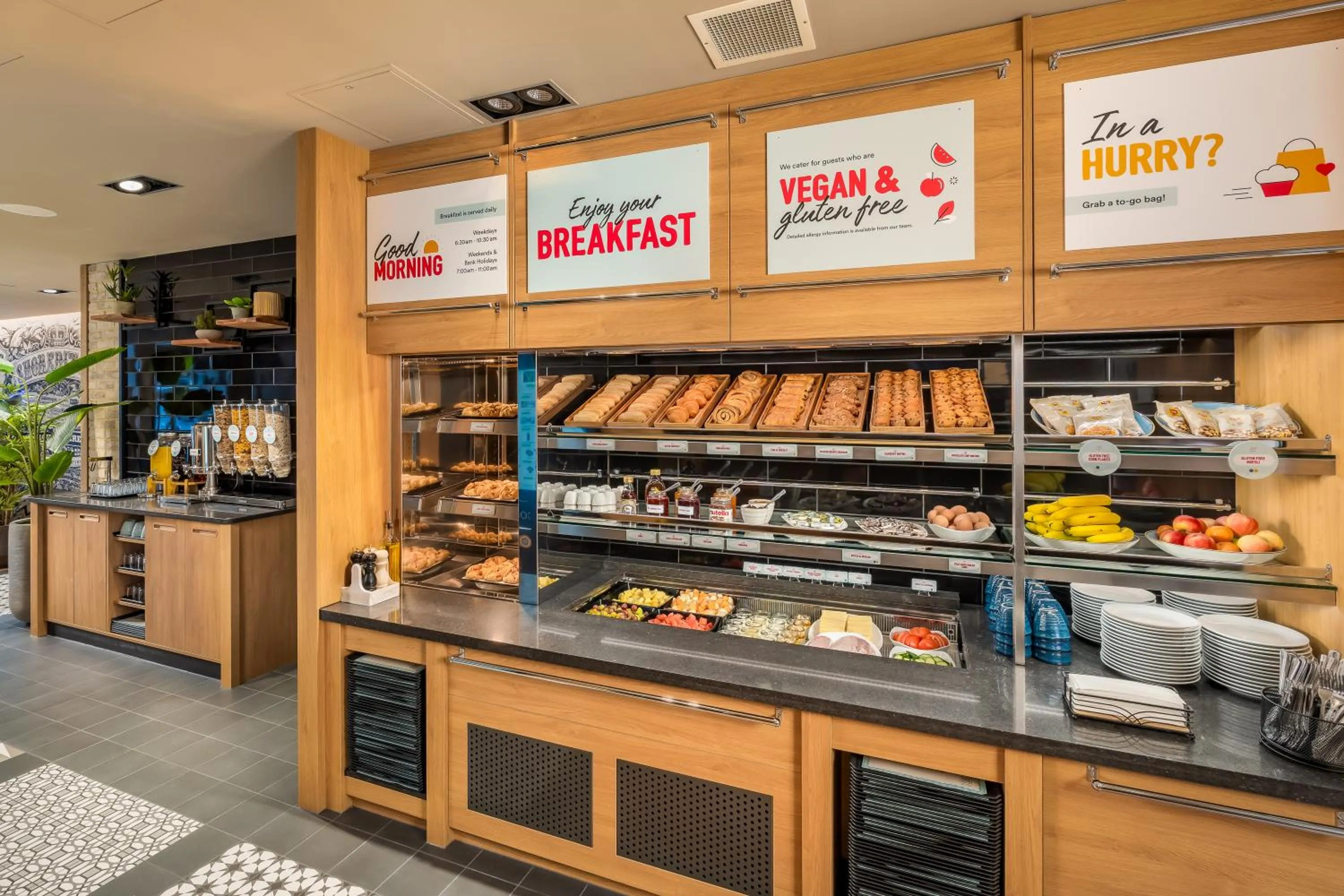 Breakfast in Point A Hotel London Shoreditch