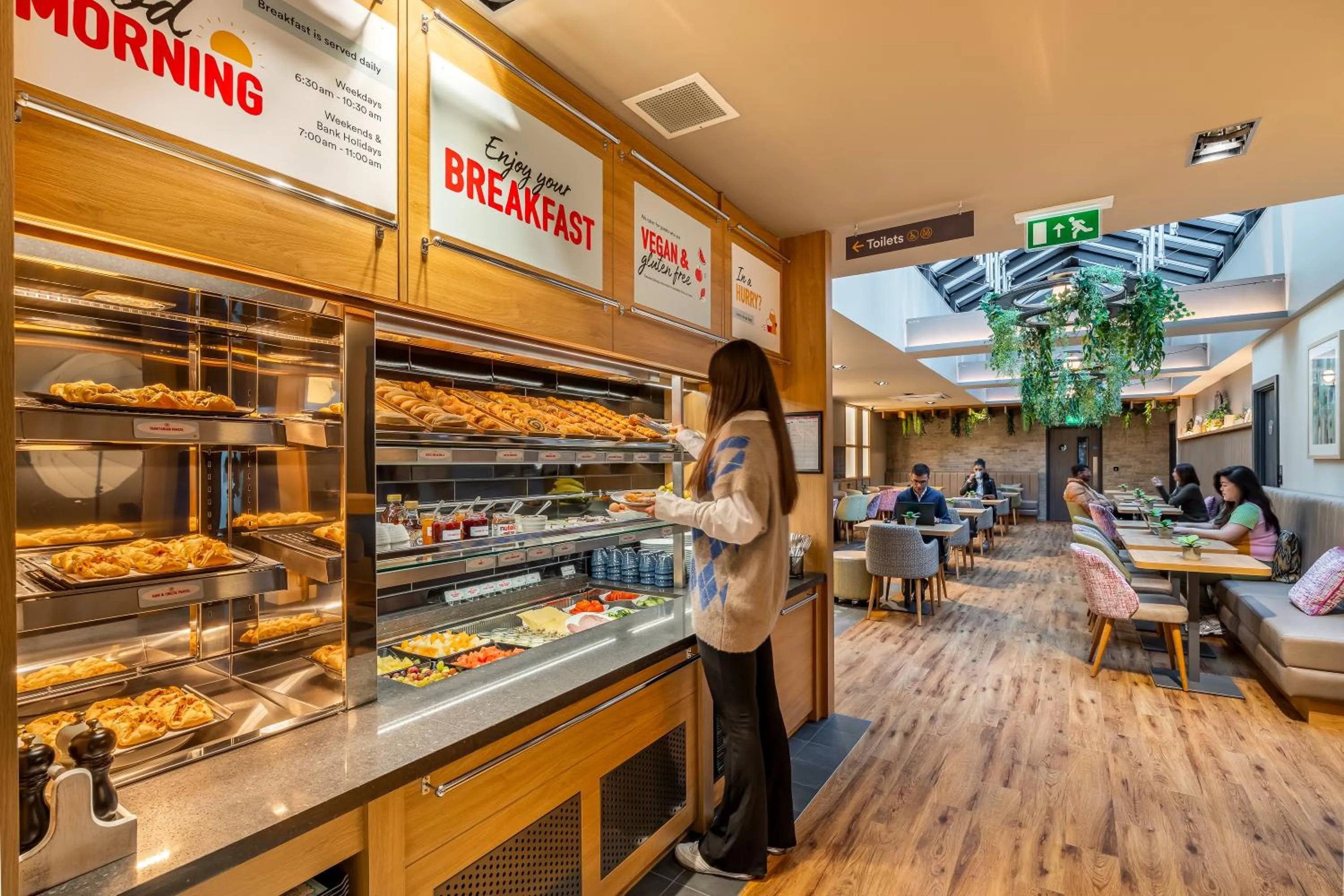 Breakfast in Point A Hotel London Shoreditch