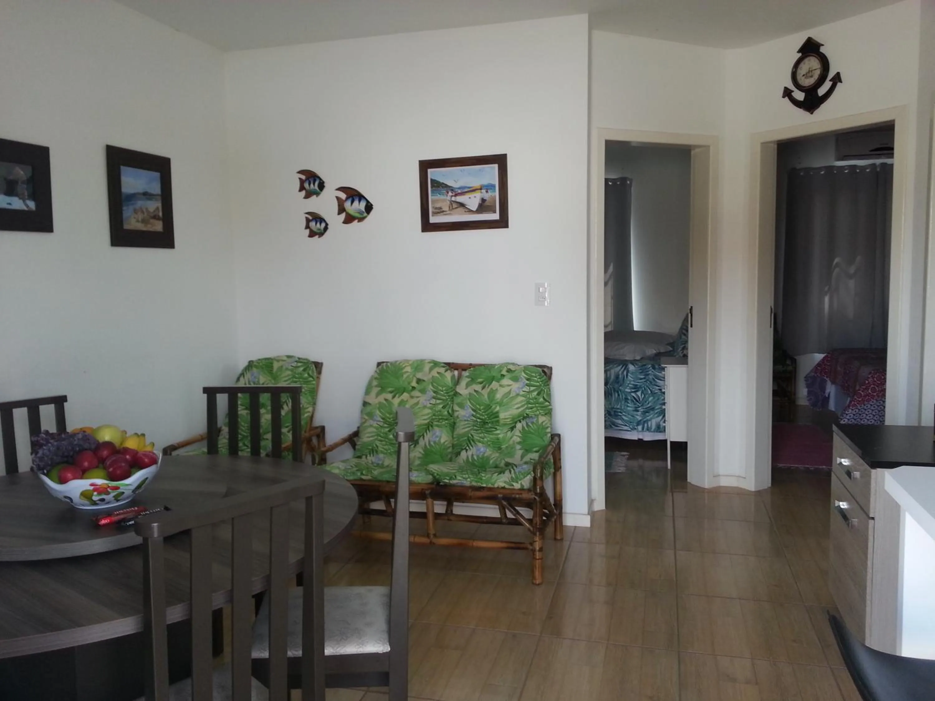 Living room in Palhoça Praia Ponta do Papagaio SUNSET Apto 102