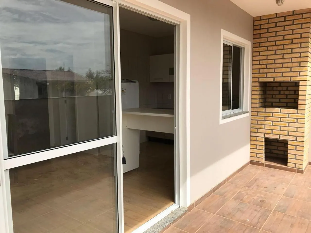 Balcony/Terrace in Palhoça Praia Ponta do Papagaio SUNSET Apto 102