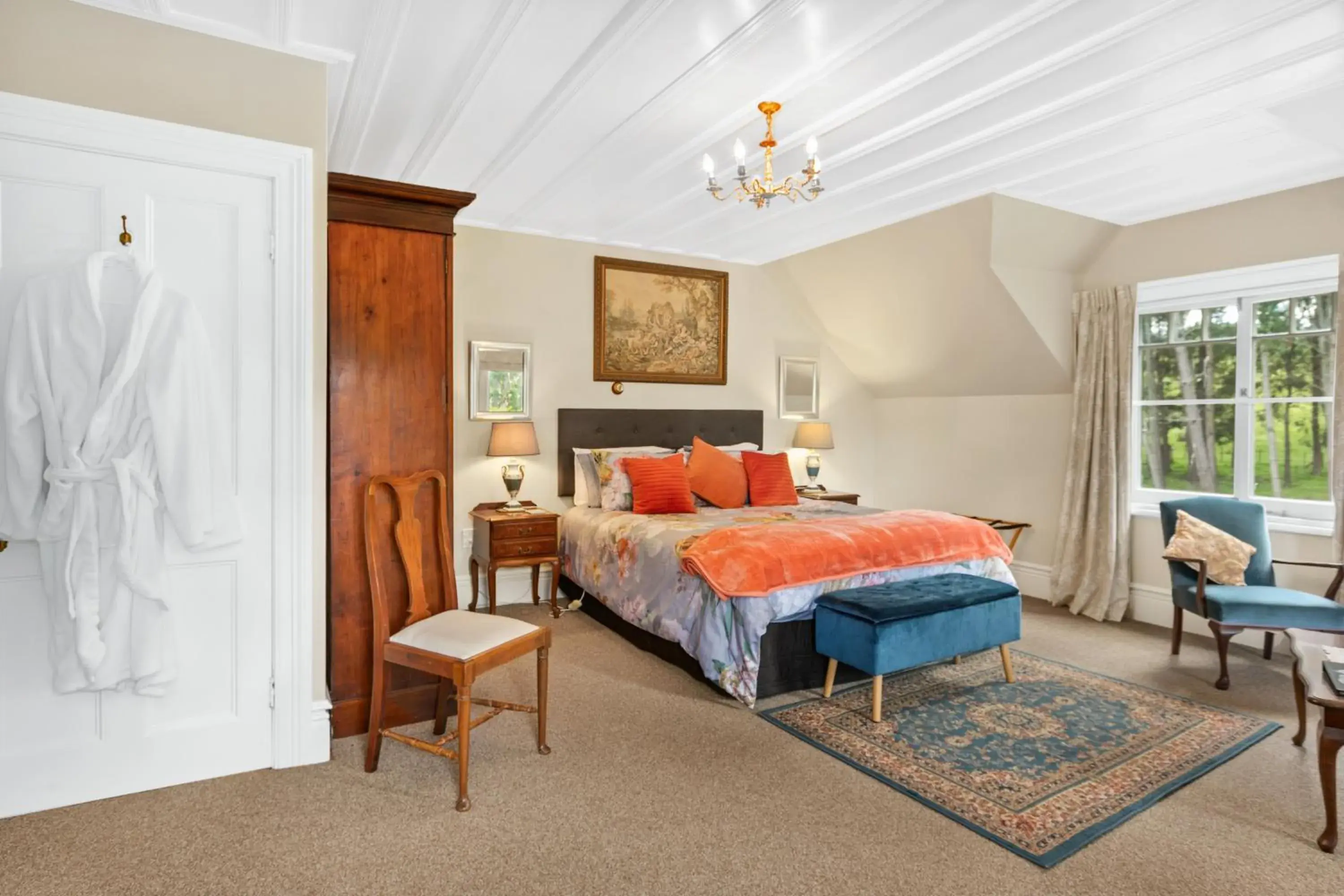 King Room with Garden View - single occupancy in Ashcott Homestead Bed & Breakfast King Room with Garden View - single occupancy in Ashcott Homestead Bed & Breakfast