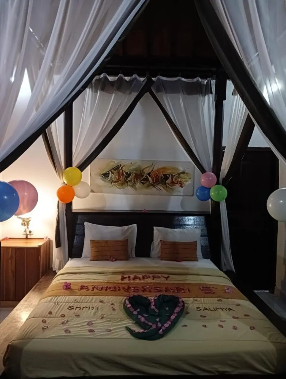 Bed in Banana Leaf Resort