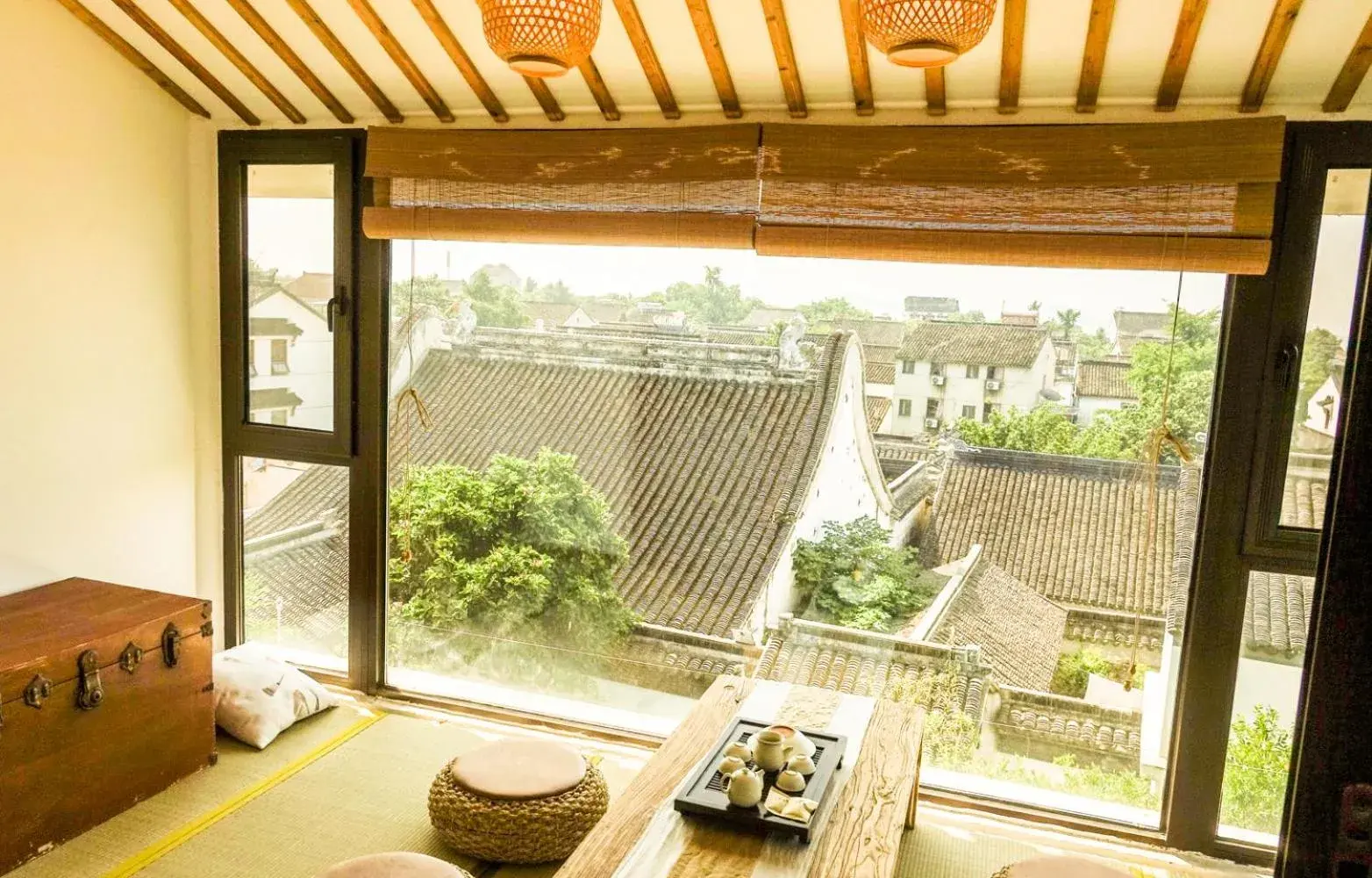 Inner courtyard view in Pure-Land Villa Inner courtyard view in Pure-Land Villa