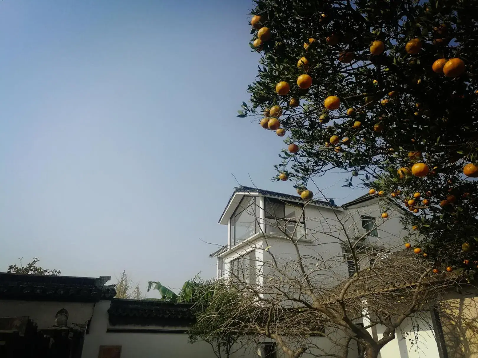 Facade/entrance in Pure-Land Villa Facade/entrance in Pure-Land Villa