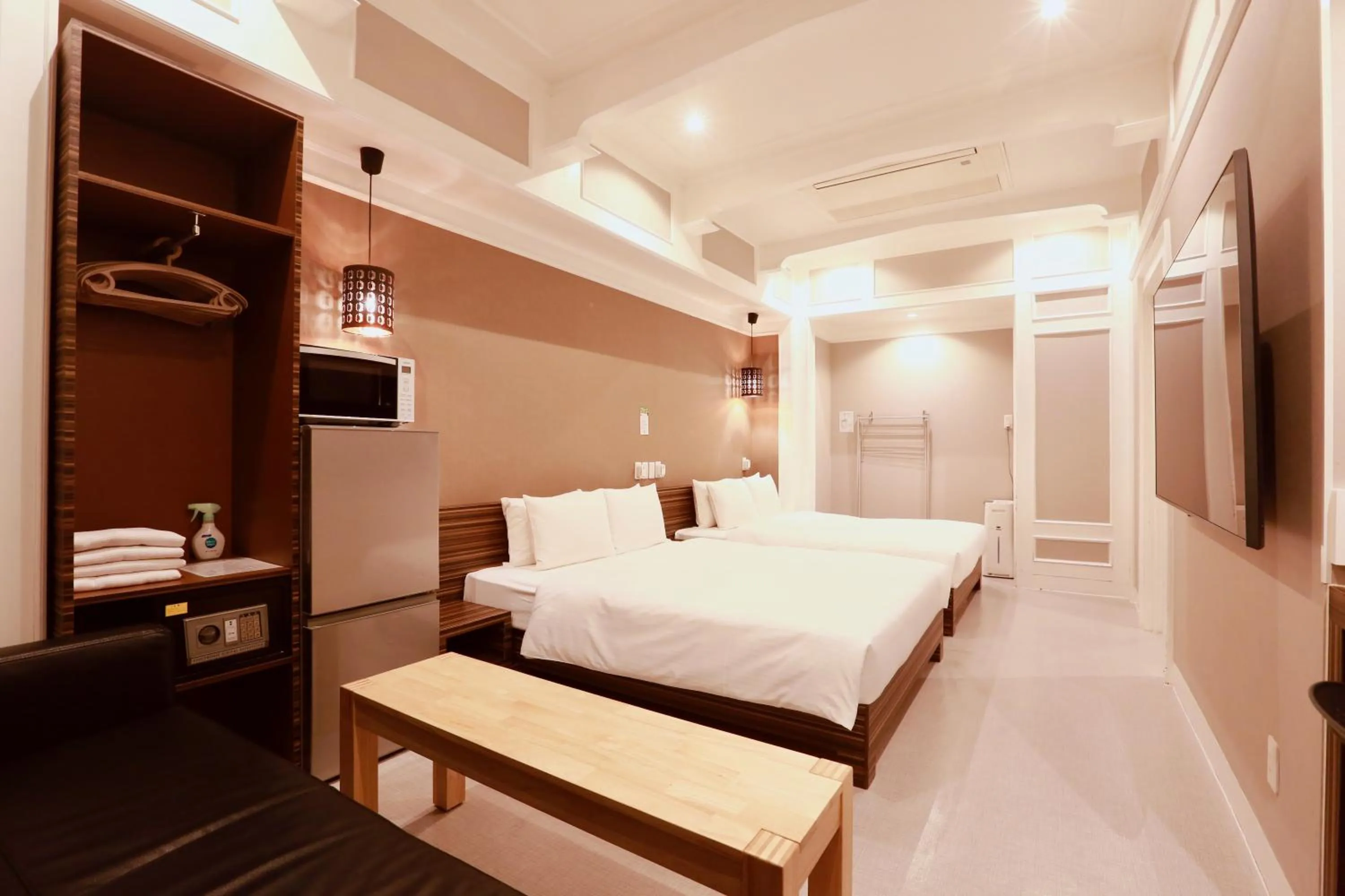 Photo of the whole room, Bed in Hotel 88 Shinsaibashi