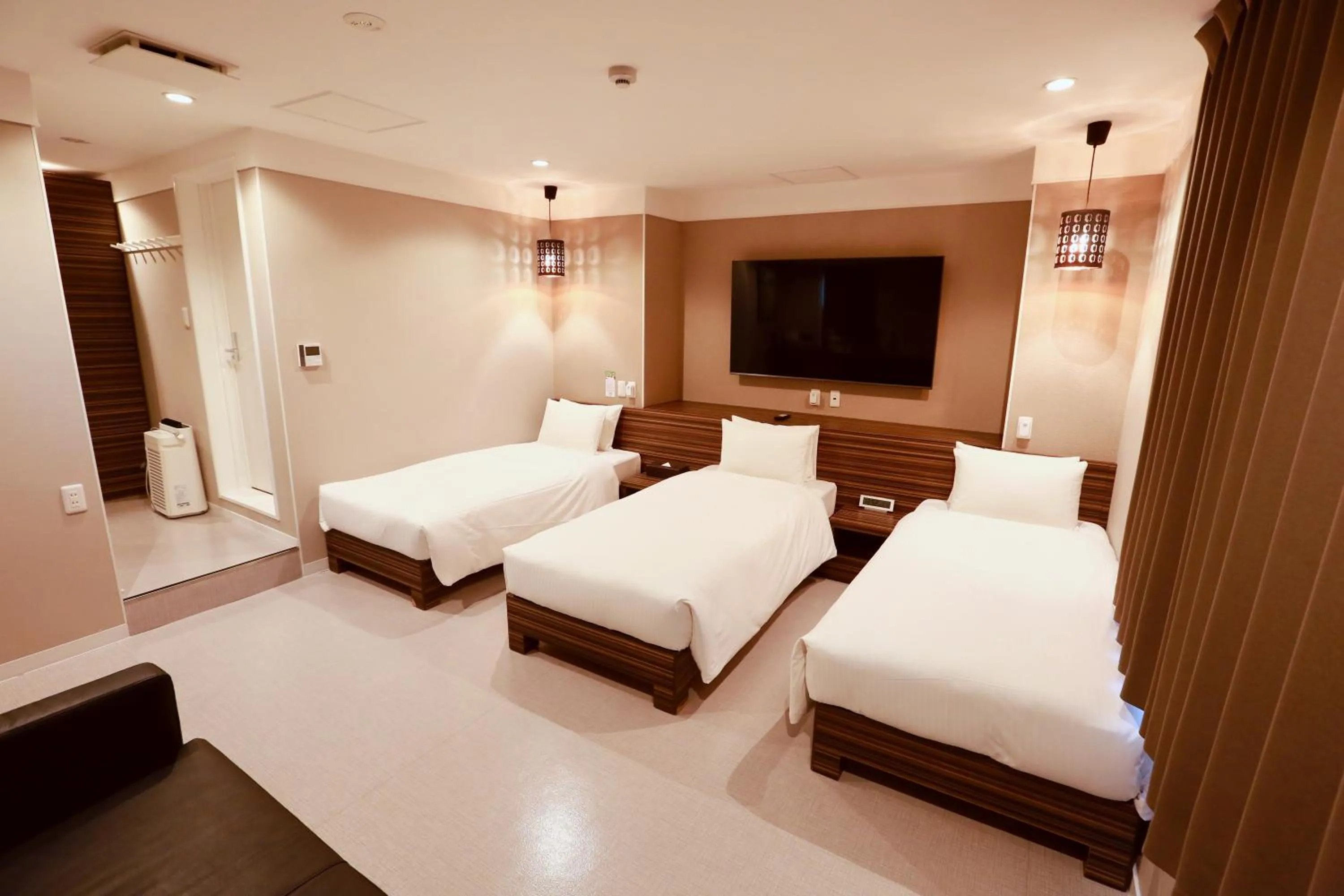 Photo of the whole room, Bed in Hotel 88 Shinsaibashi