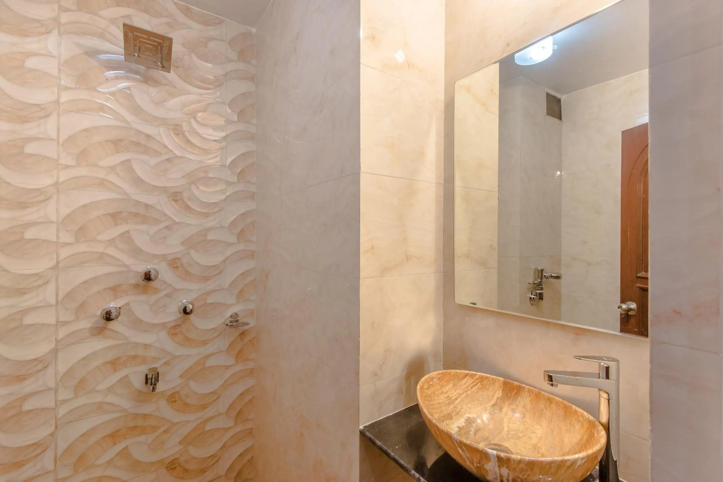 Bathroom in Hotel Mogul Palace - Near Masjid Bunder Mumbai