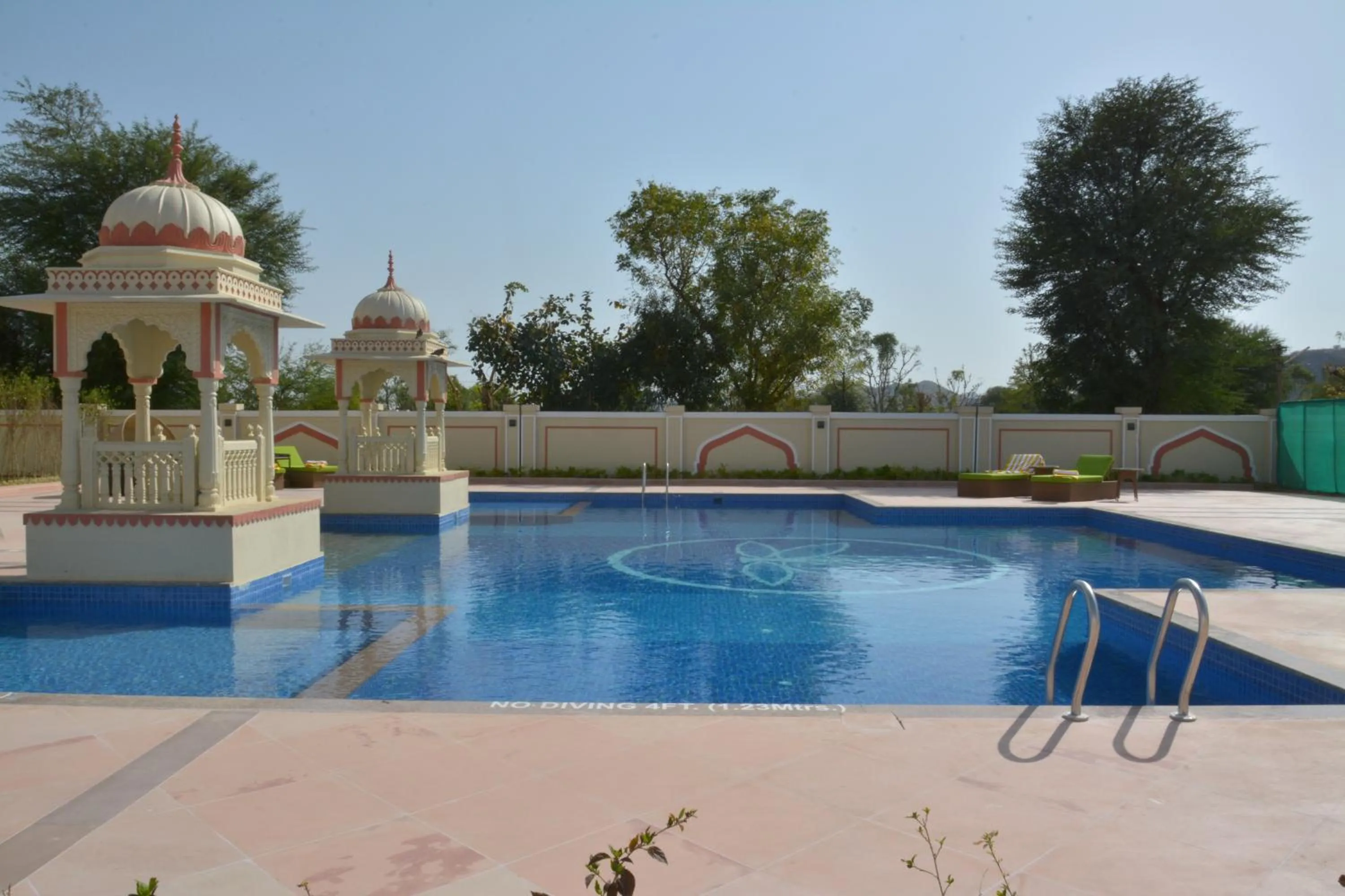 Swimming pool in Indana Palace Jaipur