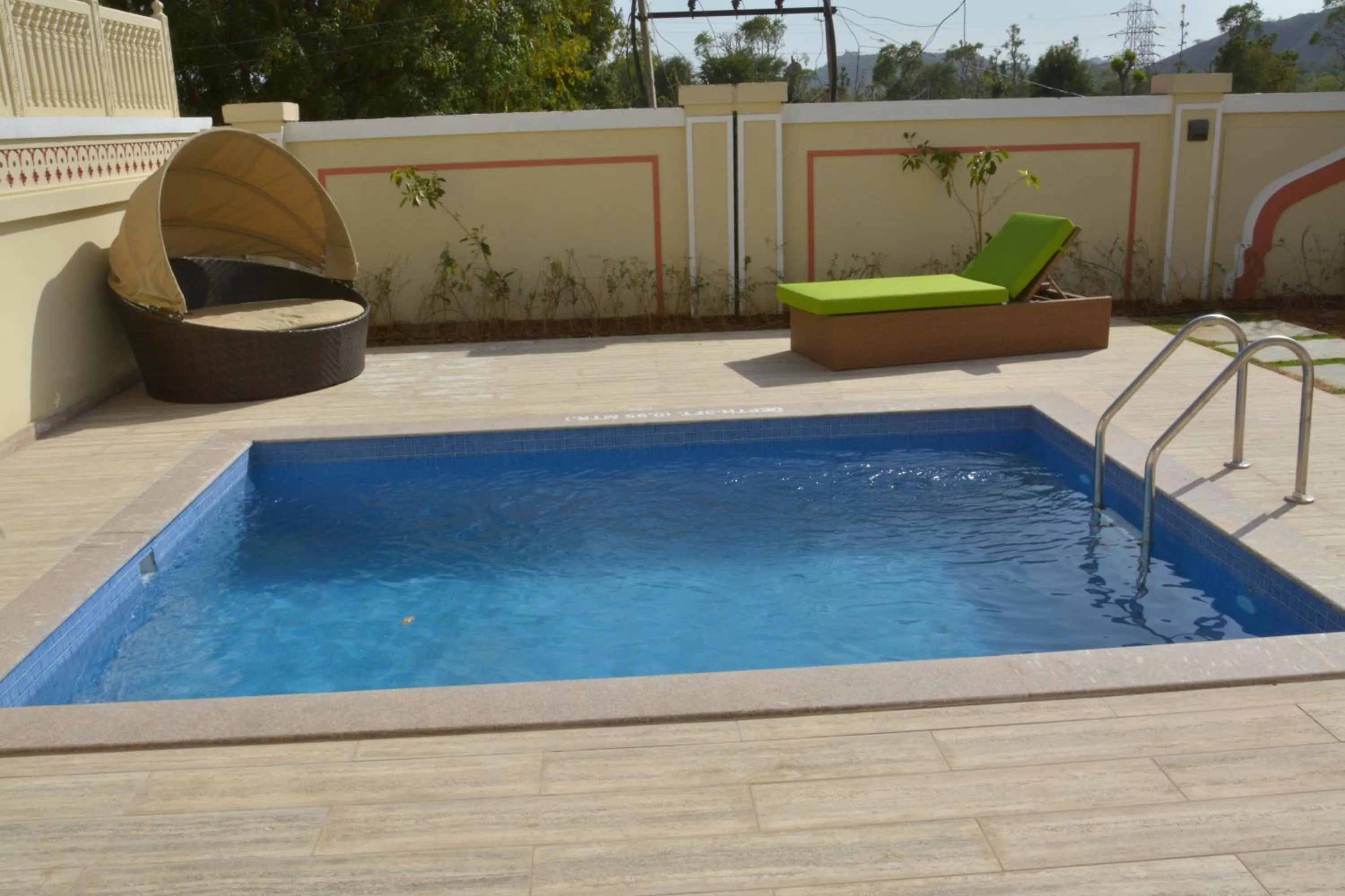 Patio in Indana Palace Jaipur