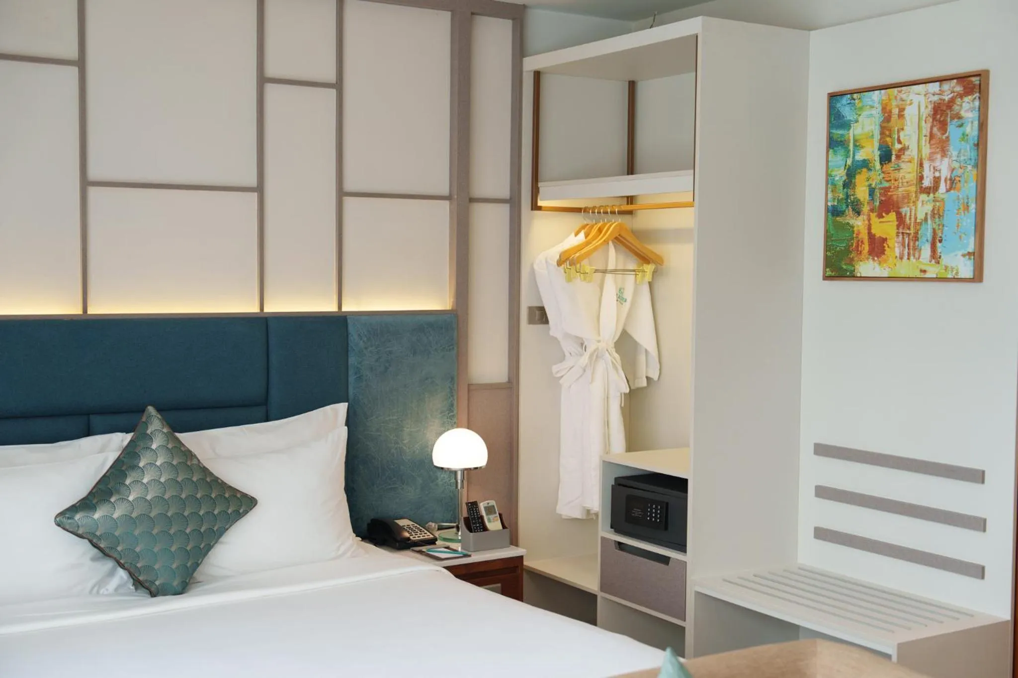 Bed in Seaesta Nha Trang Hotel